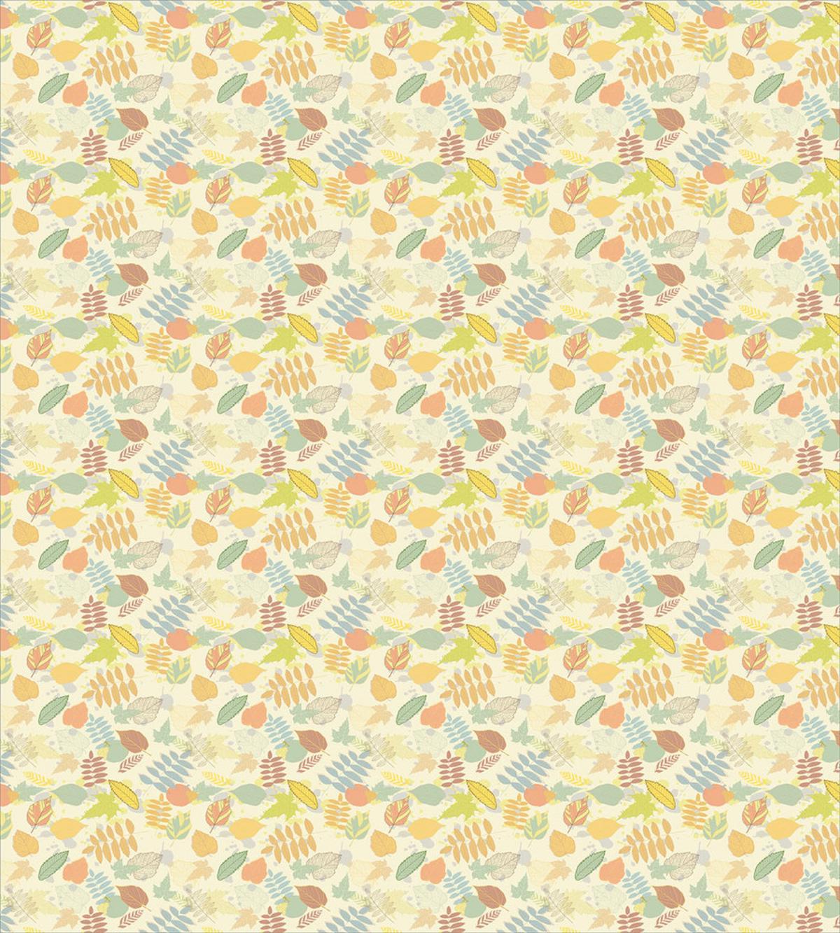 Vintage Fallen Leaf Foliage — Pattern