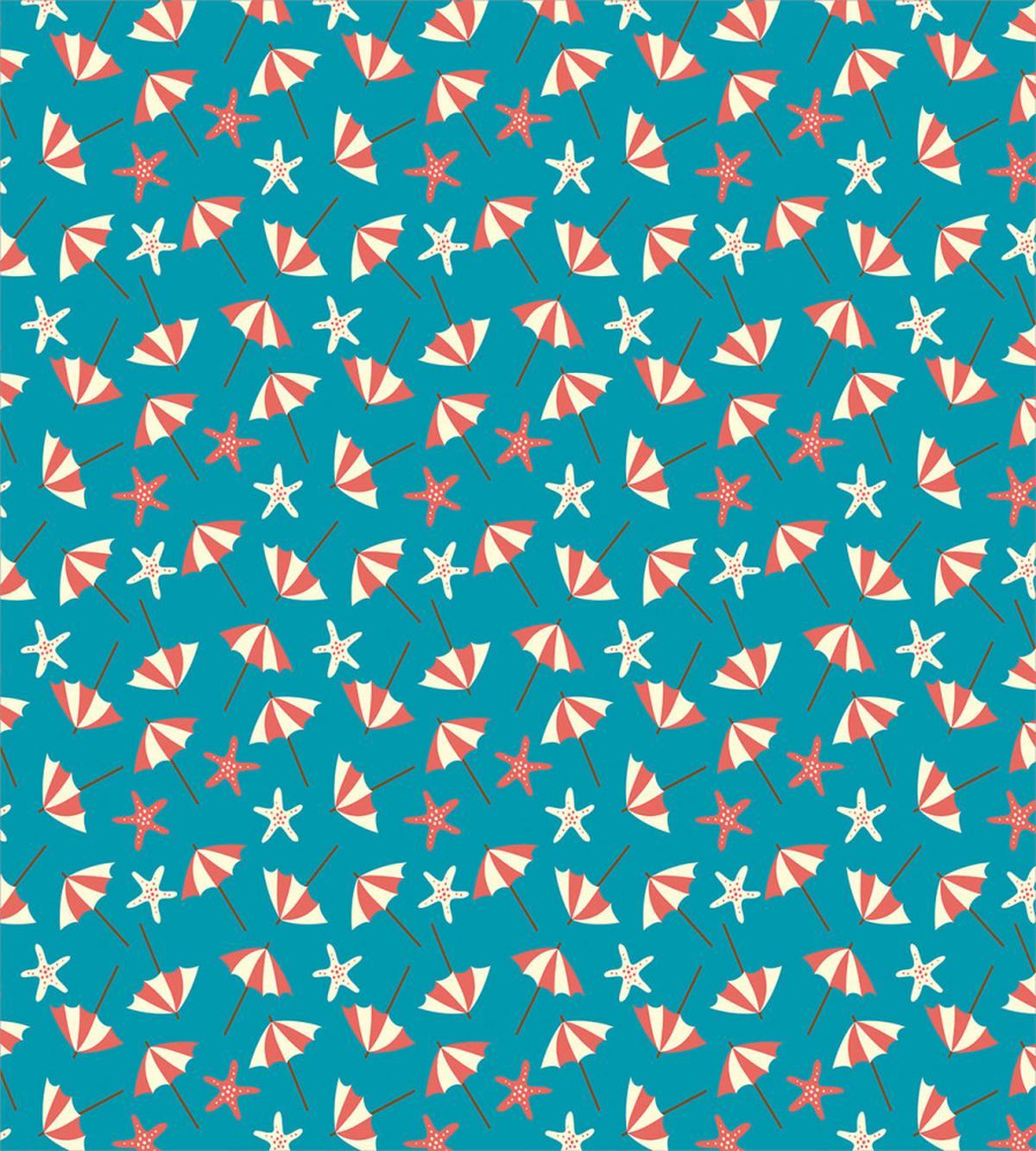 Holiday Beach with Umbrellas — Pattern