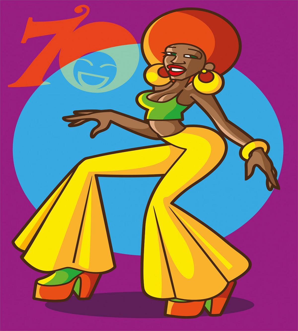 Afro Disco Lady — Pattern