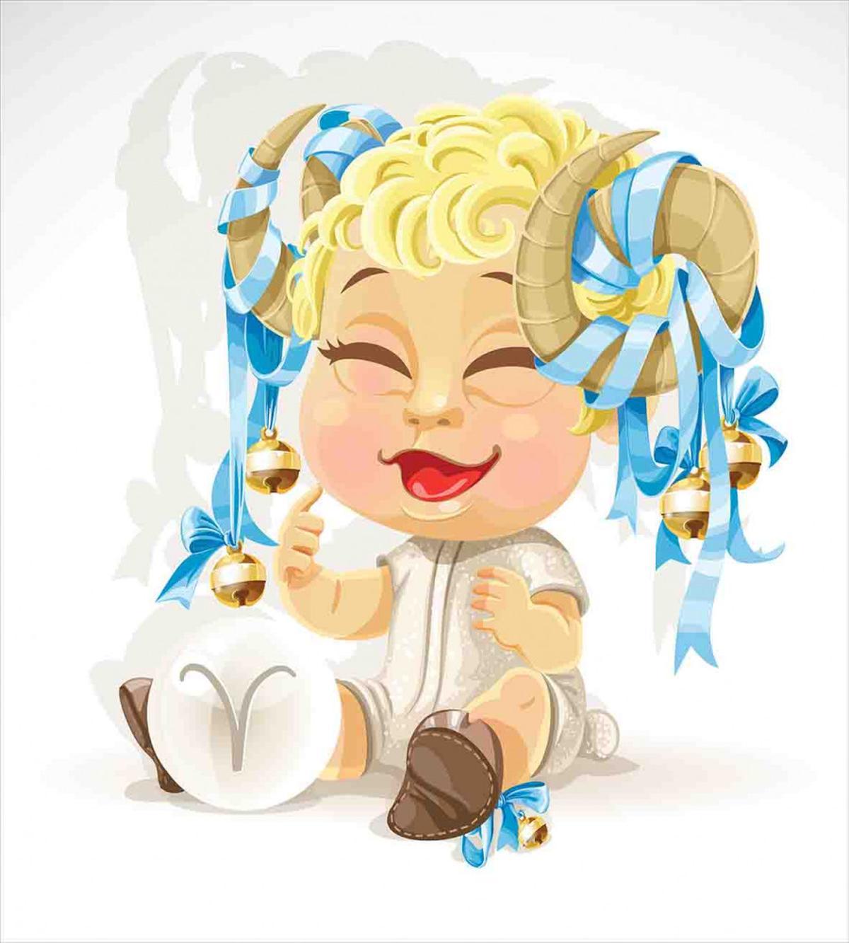 Happy Cartoon Baby — Pattern