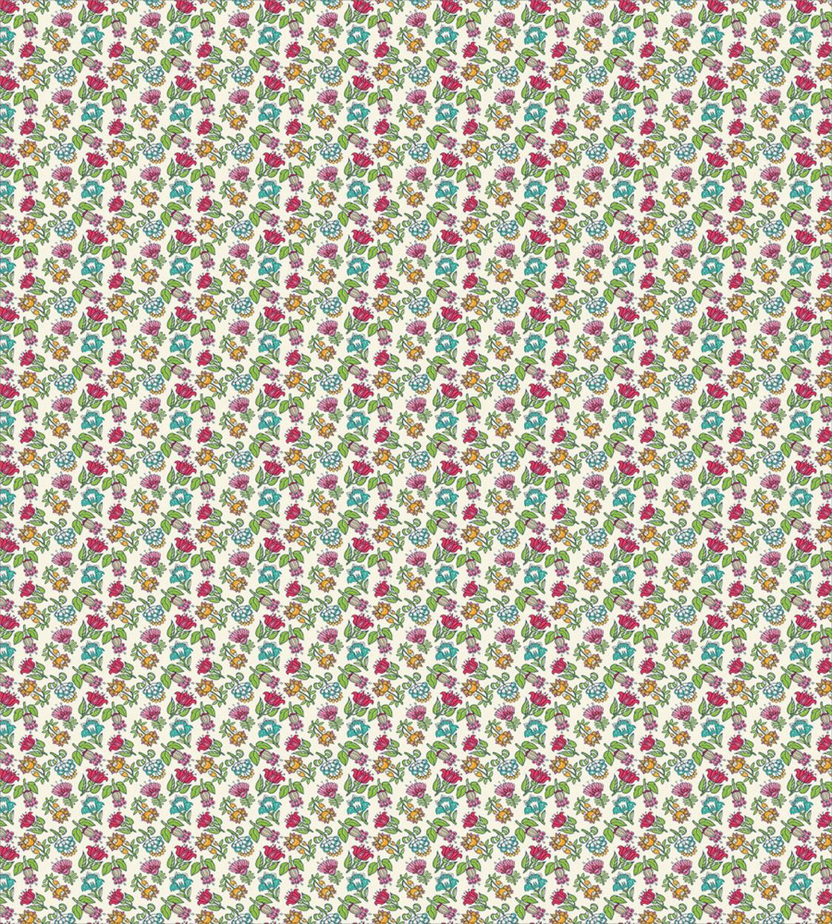 Colorful Detailed Flowers — Pattern
