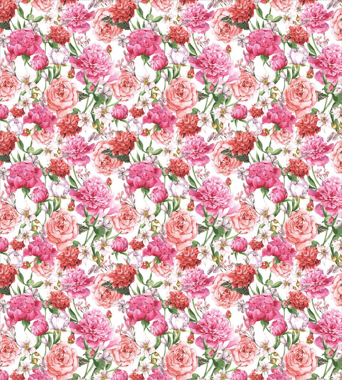 Pink Peonies Roses — Pattern
