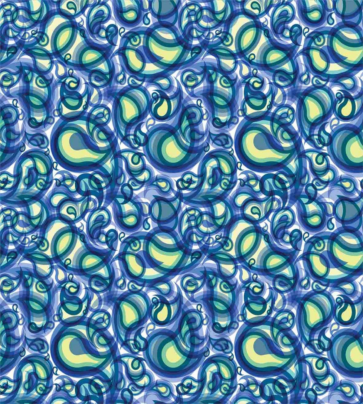 Raindrops Inspired Artwork — Pattern