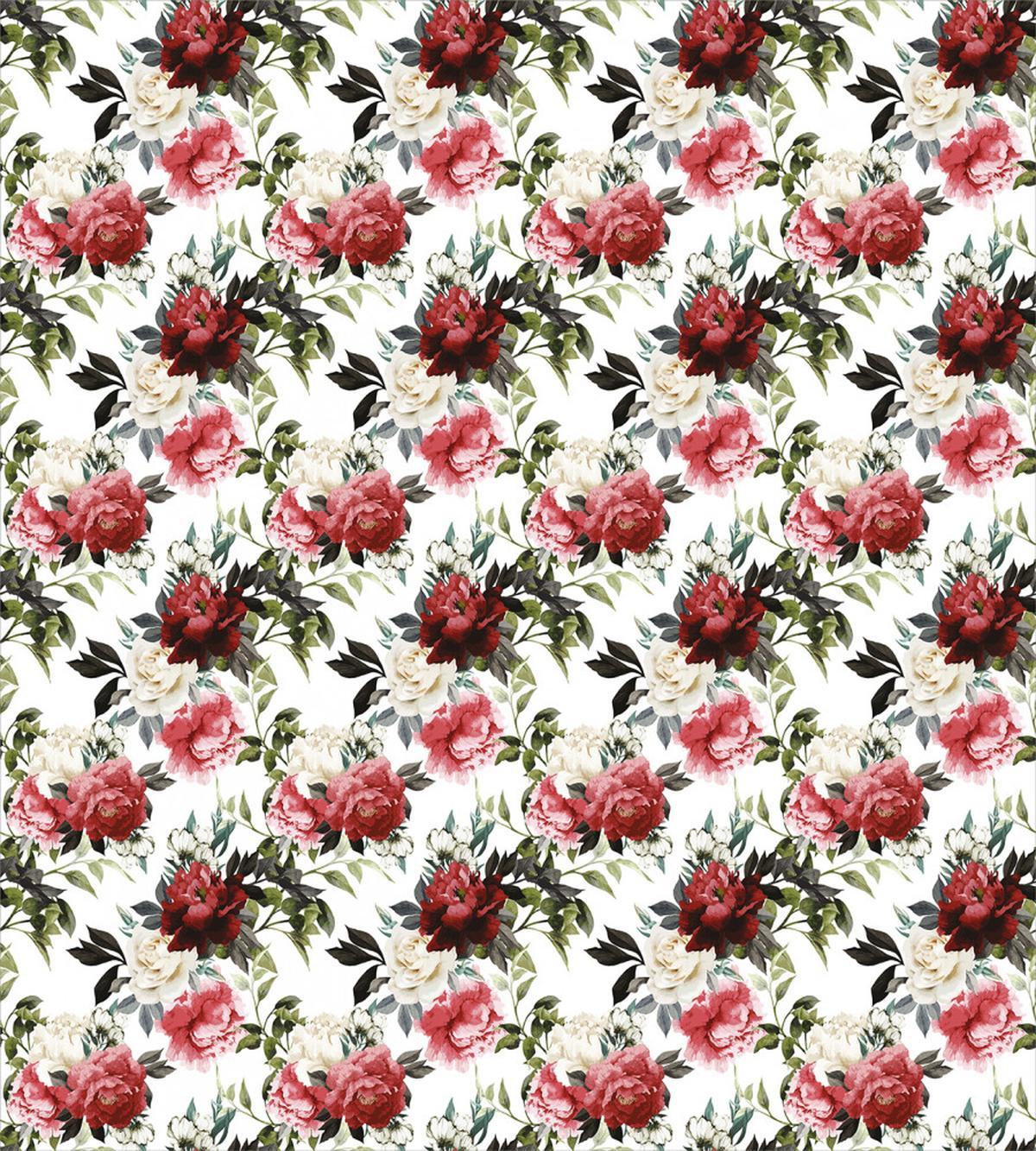 Watercolor Pink Roses — Pattern