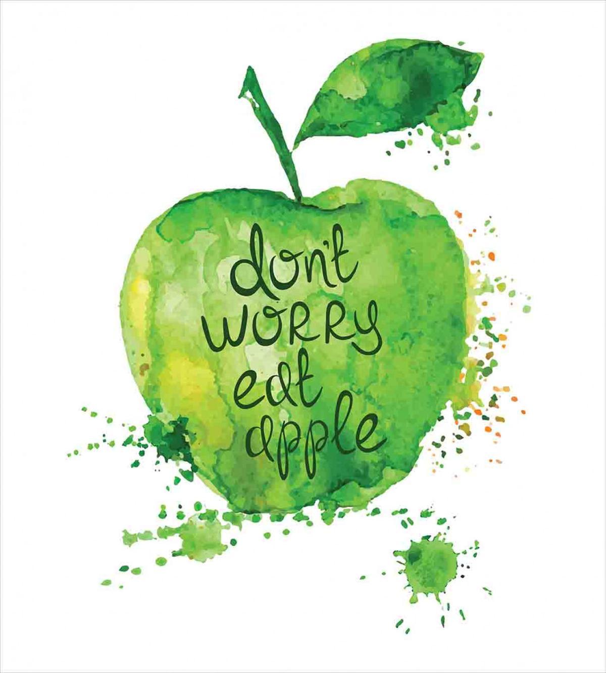 Dont Worry Eat Apple — Pattern