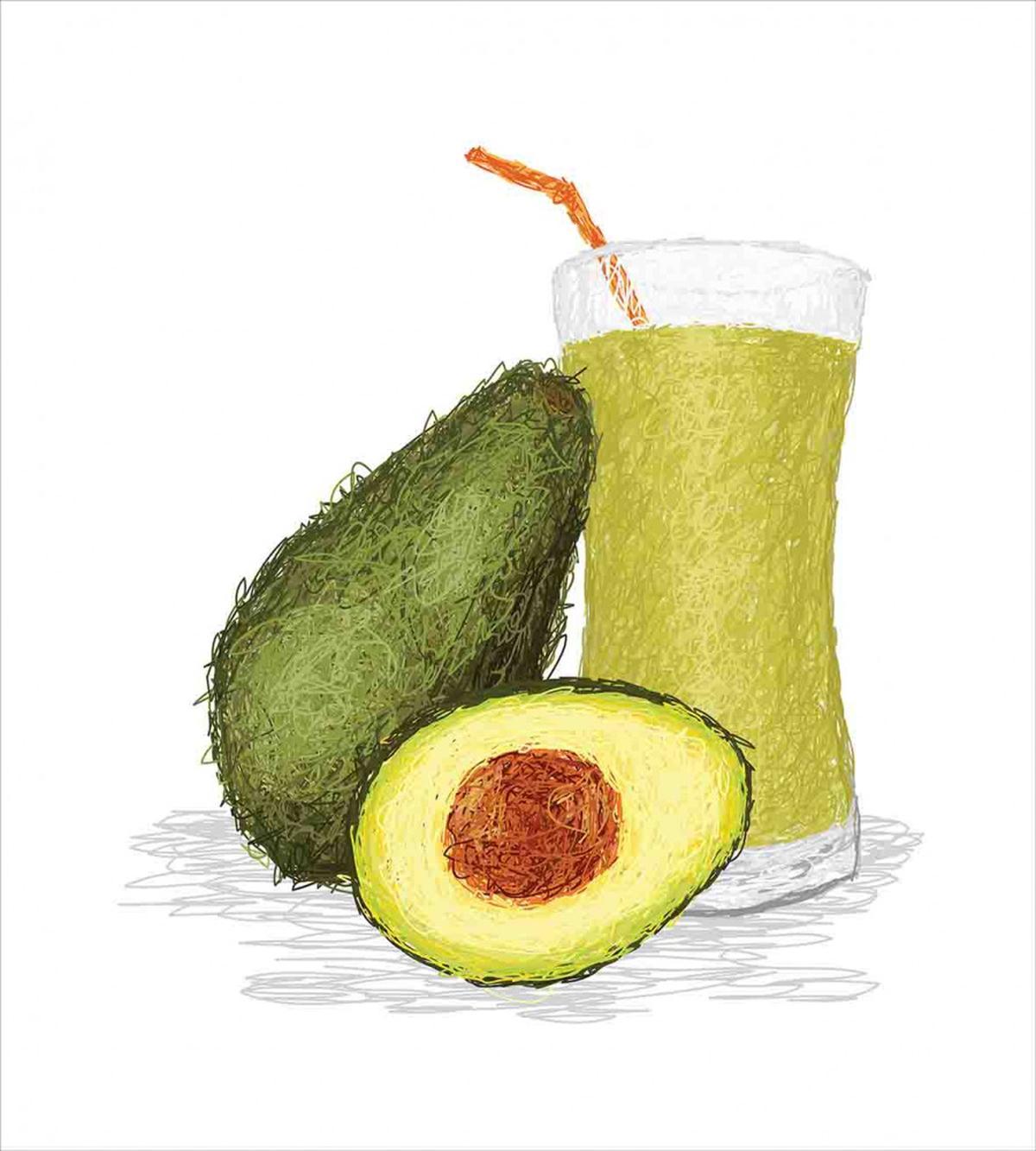 Fresh Avocado Smoothie — Pattern