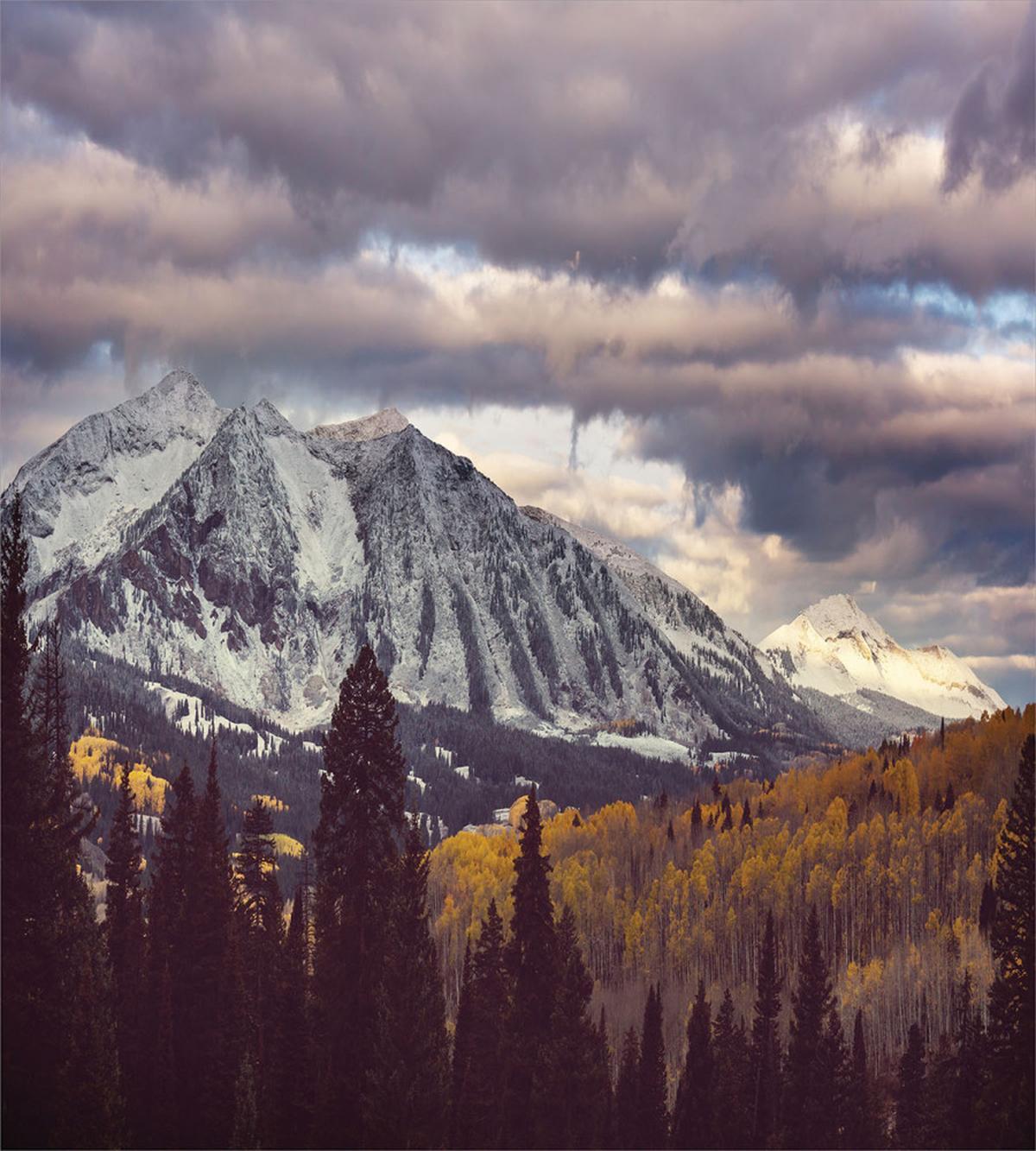 Autumn Season Mountains — Pattern