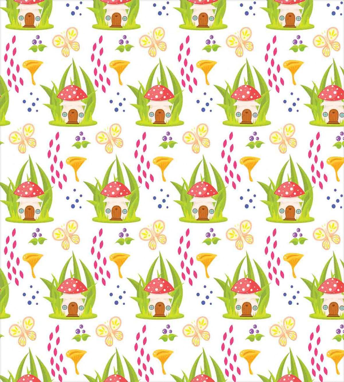 Spring Forest Toadstool — Pattern