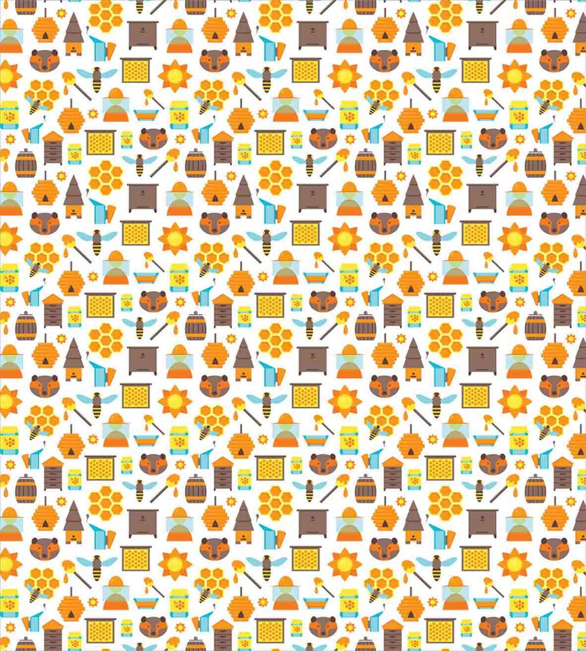 Cartoon Apiary Elements — Pattern