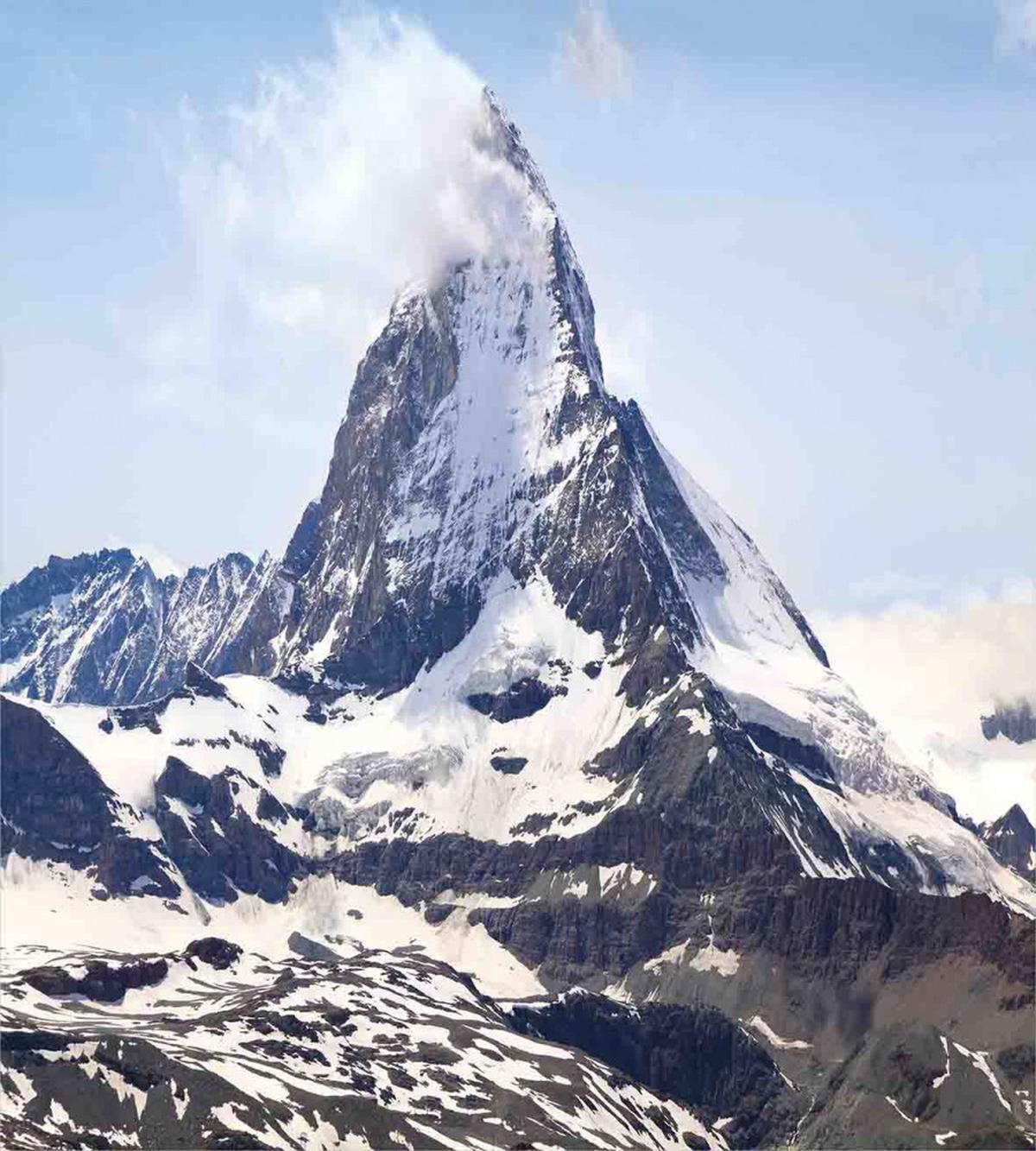 Glacier Summit Scenery — Pattern