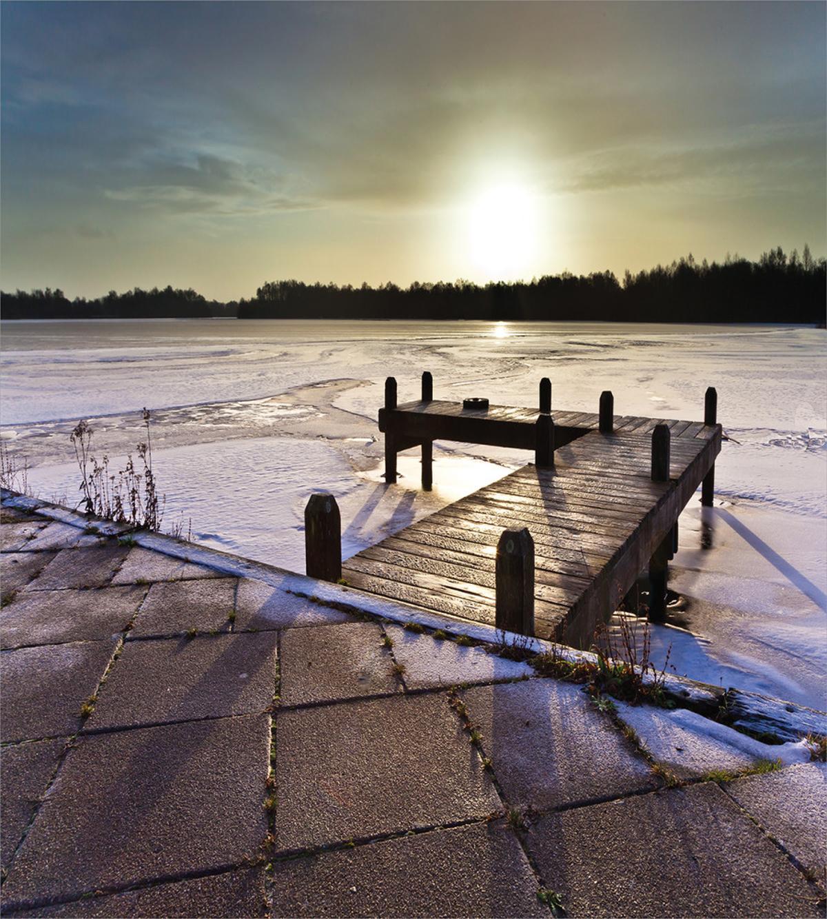 Sunrise Above a Jetty — Pattern