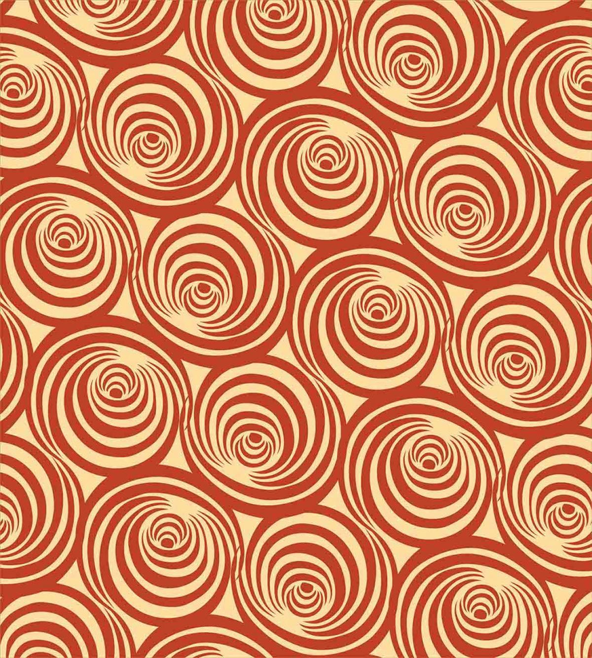 Circular Spiral Motifs — Pattern