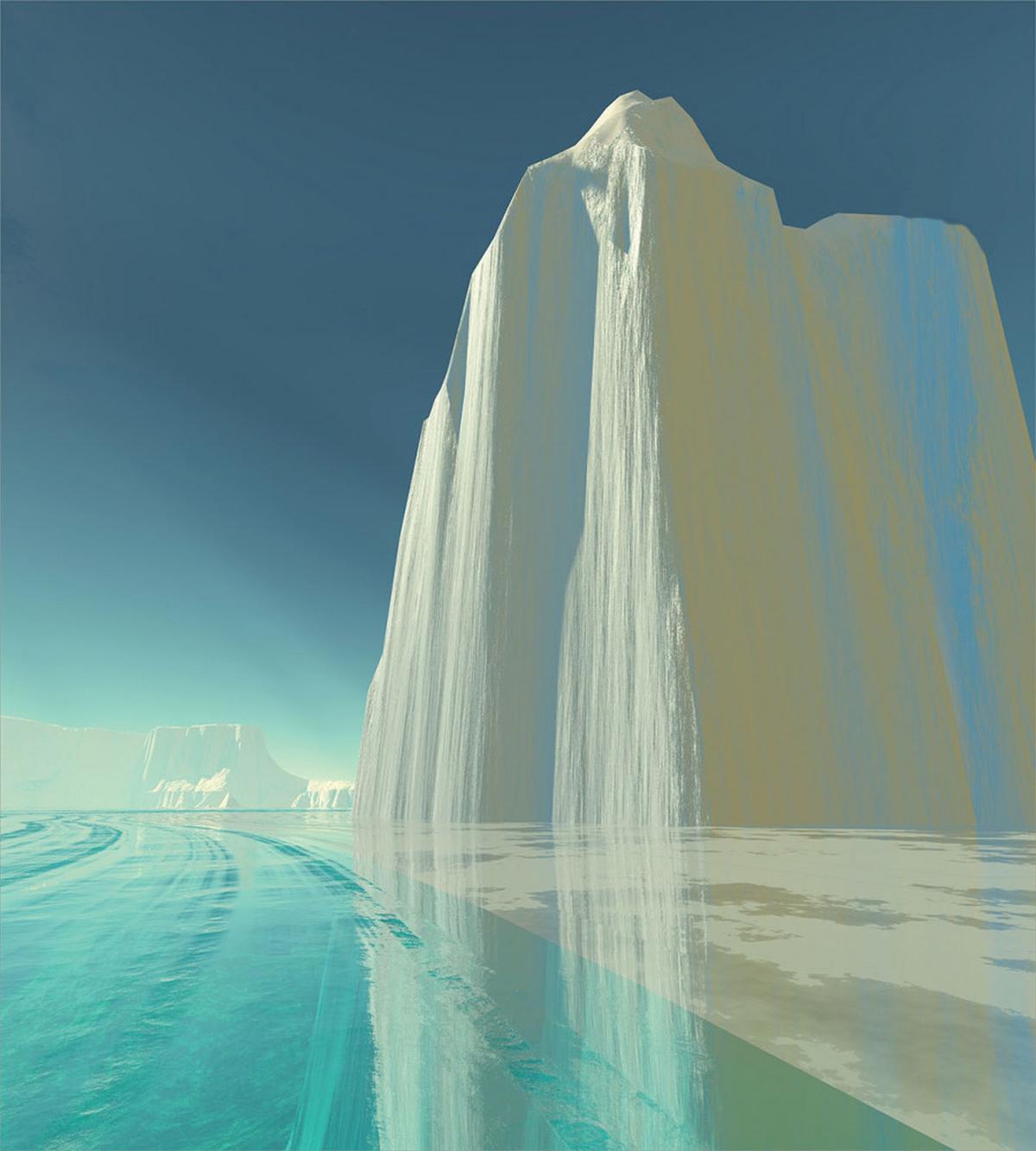 Graphic Frigid by the Sea — Pattern