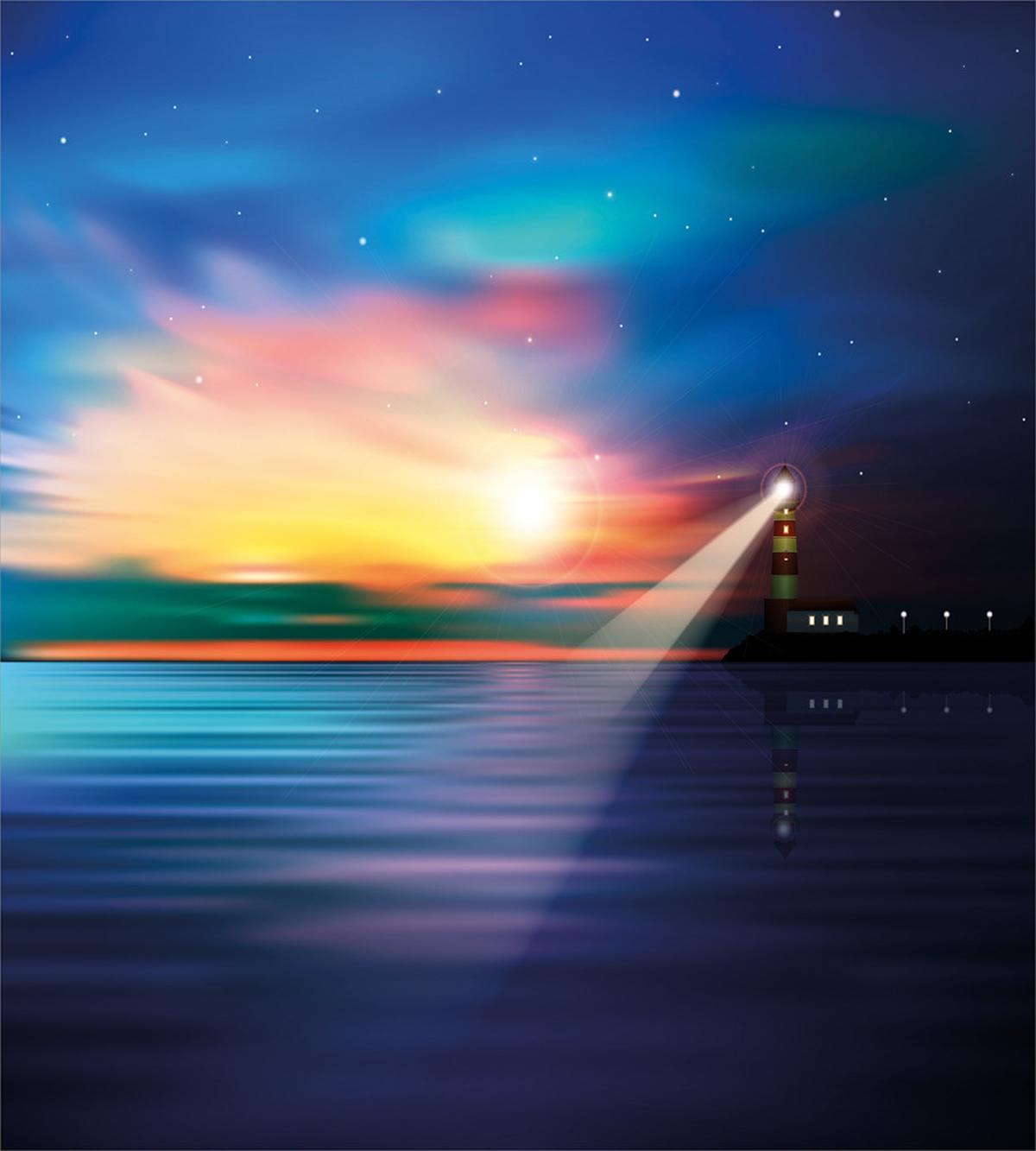 Majestic Sky Beach — Pattern