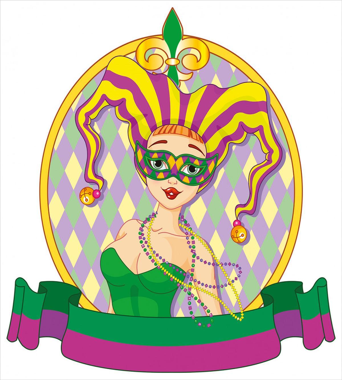 Harlequin Lady Frame — Pattern
