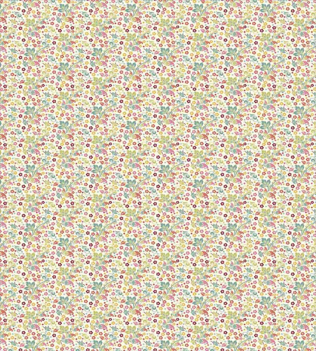 Colorful Summer Flower Art — Pattern