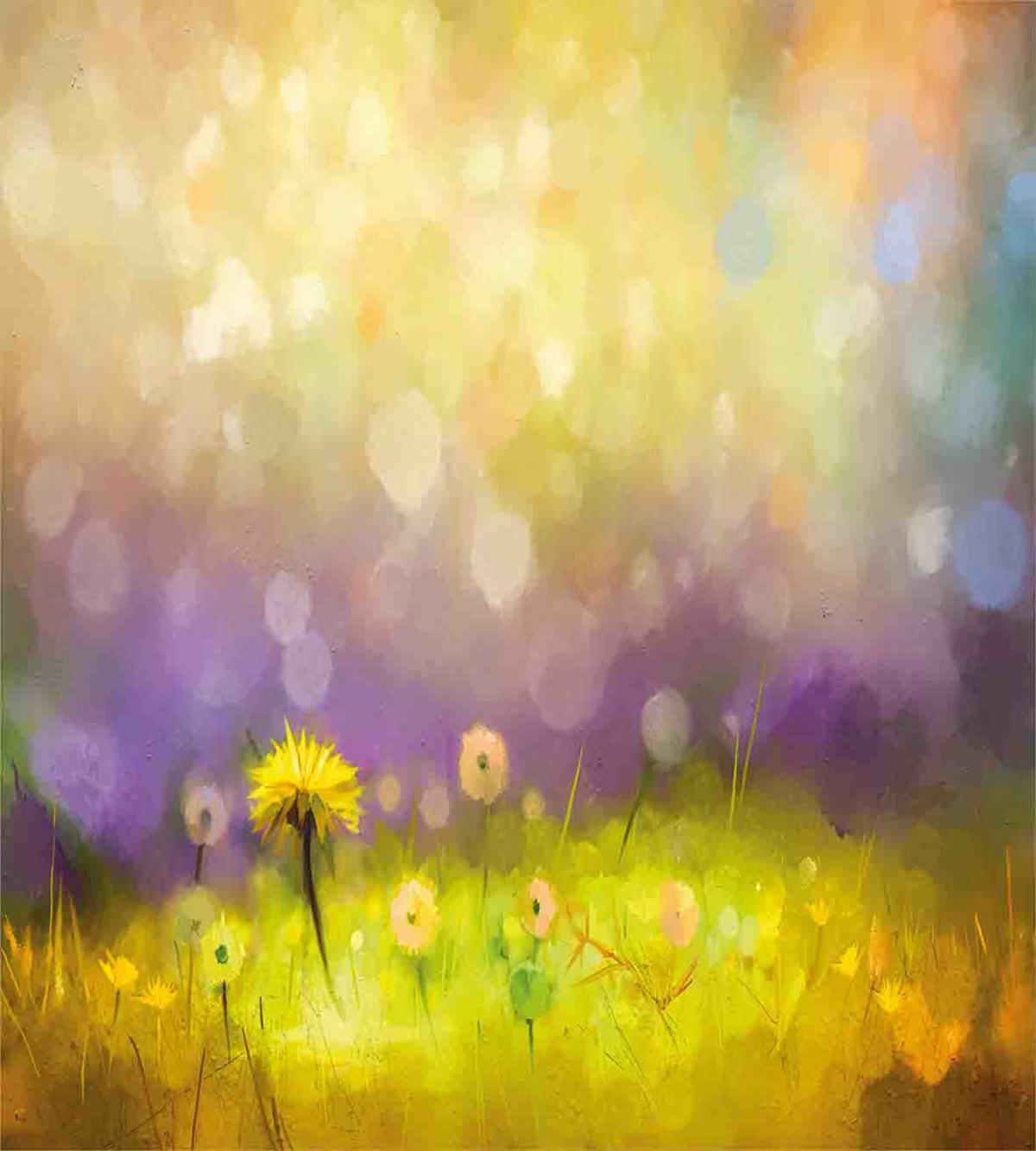 Yellow Dandelion Field — Pattern