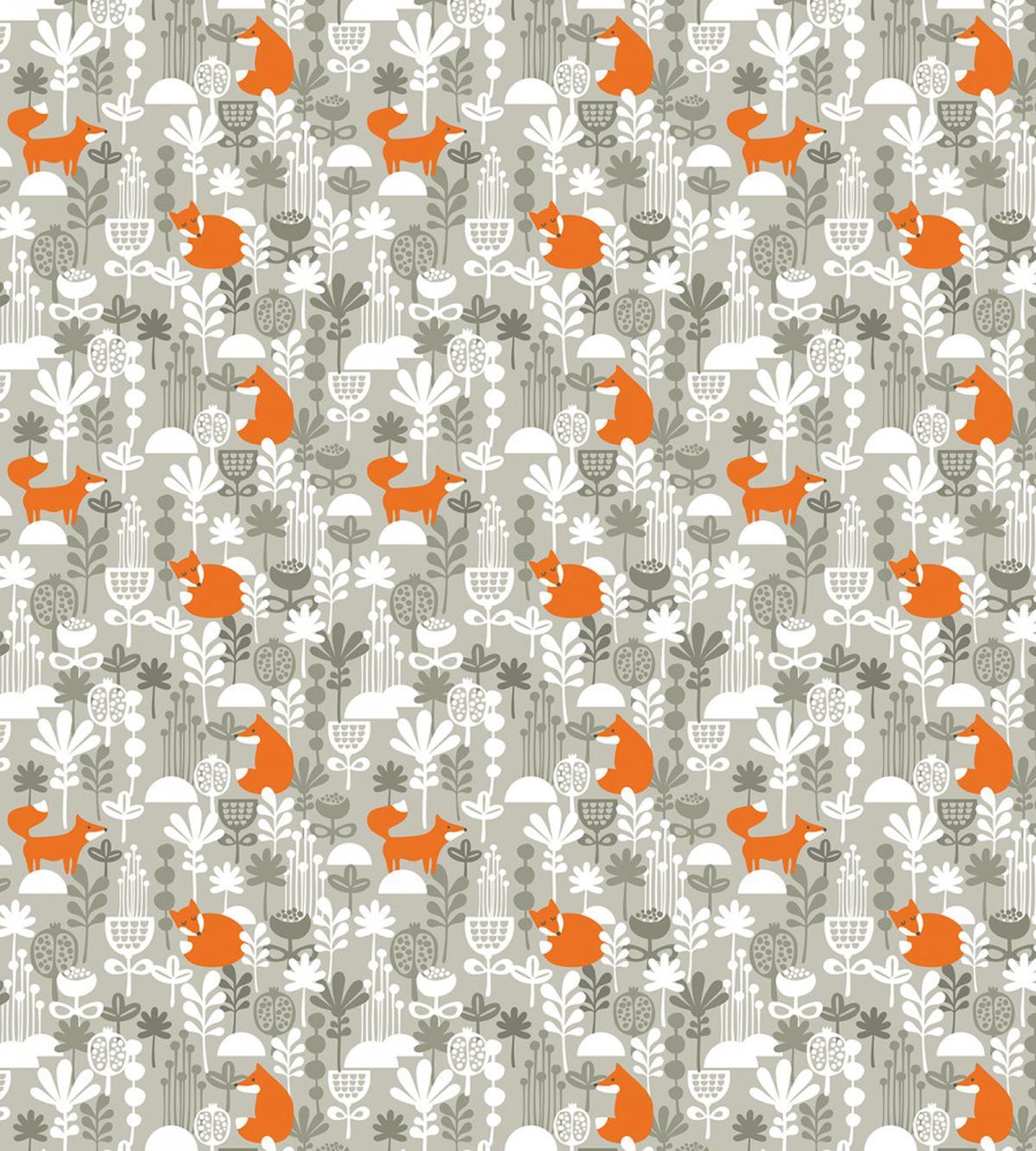 Fox in the Winter Forest — Pattern