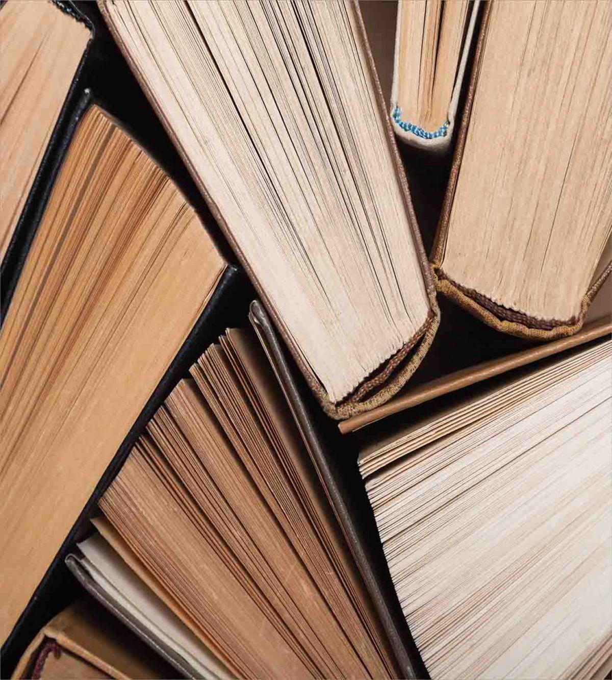 Pile of Old Book Library — Pattern