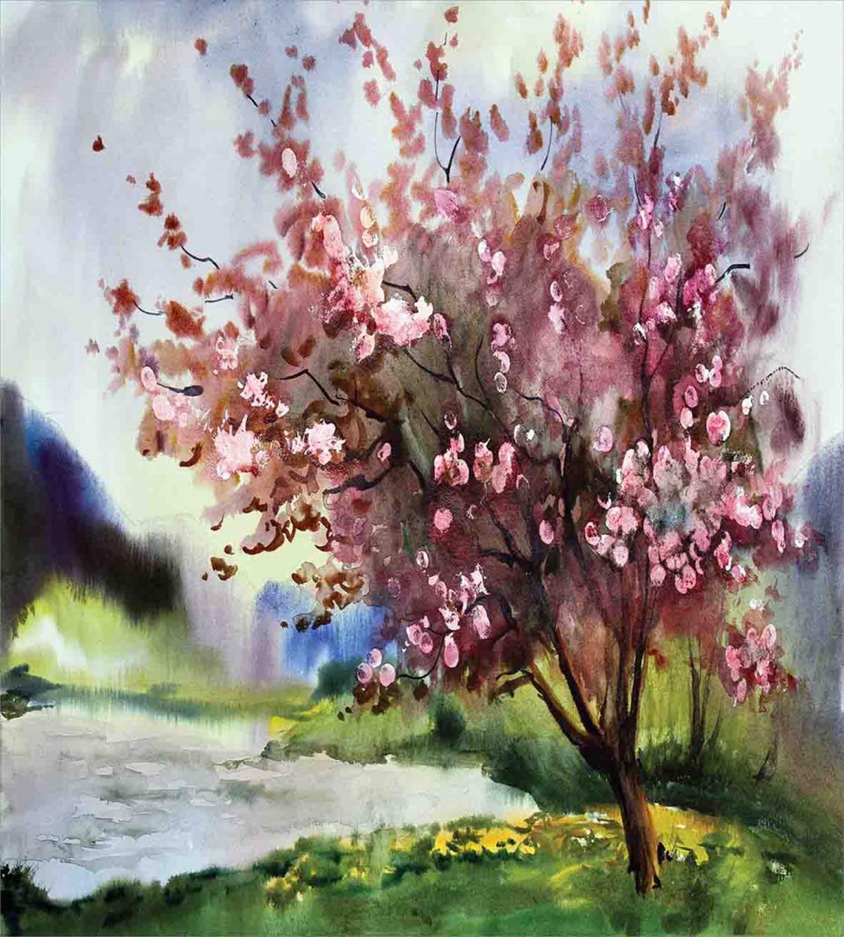 Spring Blooming Nature — Pattern