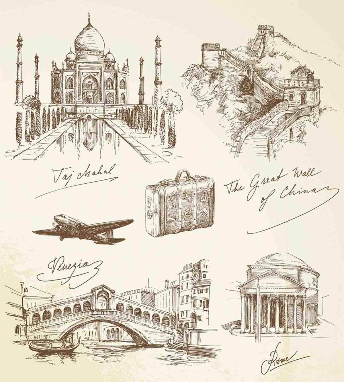 World Famous Landmarks — Pattern