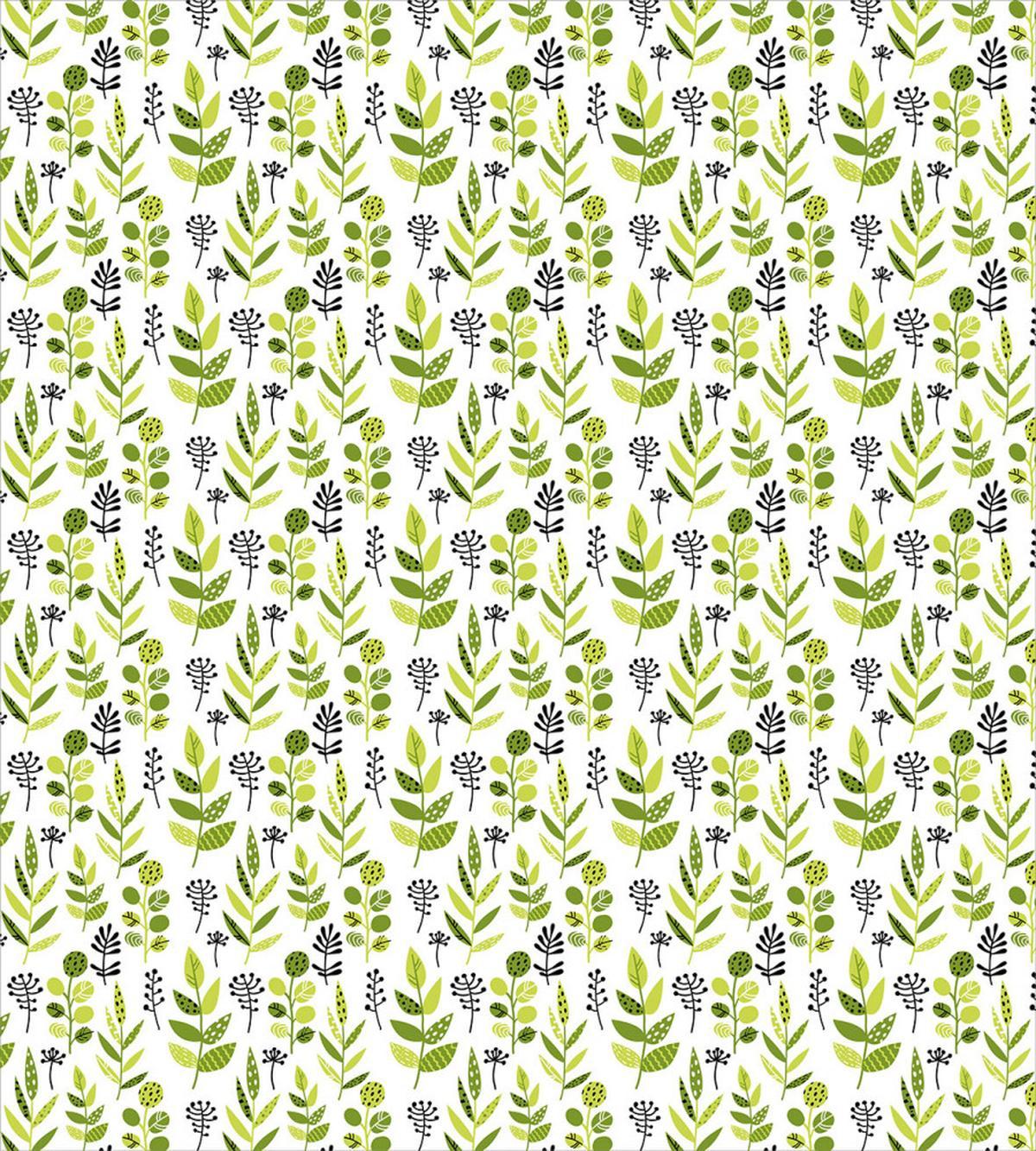 Leafy Branches and Herbs — Pattern