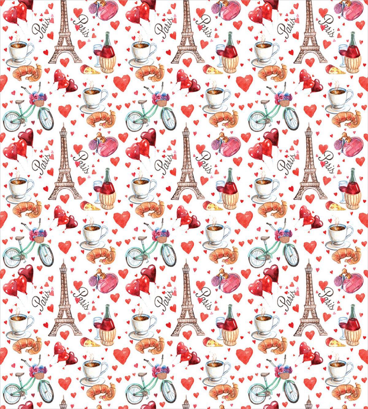 Paris Valentines Day — Pattern