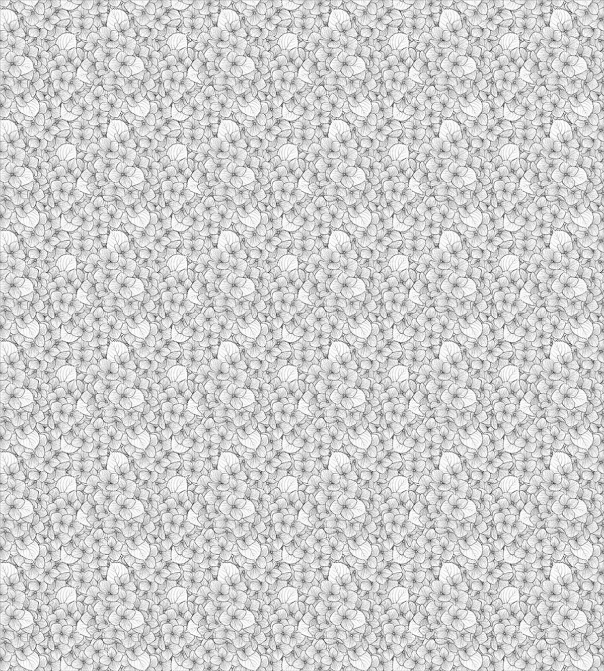 Monochrome Little Flowers — Pattern