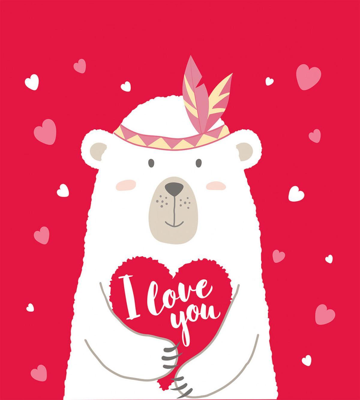 Bear Holding a Heart — Pattern