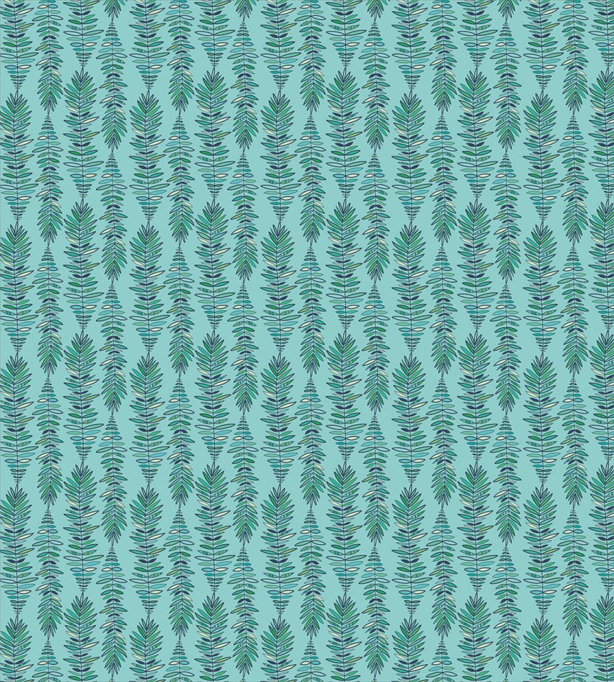 Vertical Strips with Leaves — Pattern