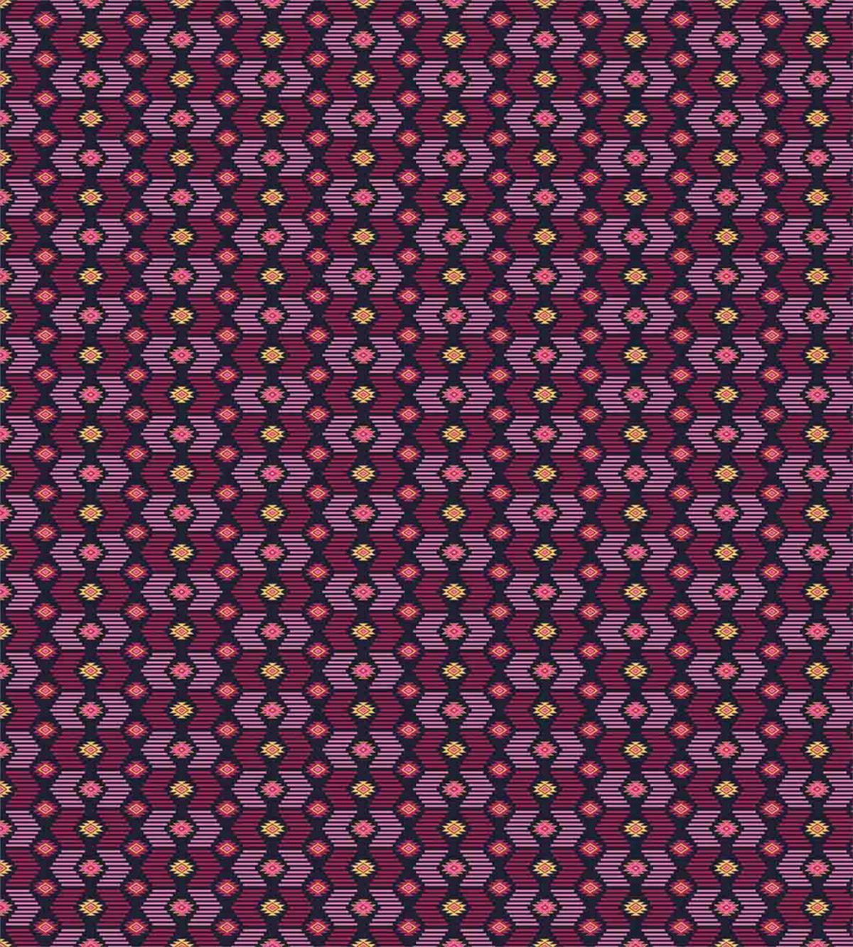 Aztec Motif Art Print — Pattern