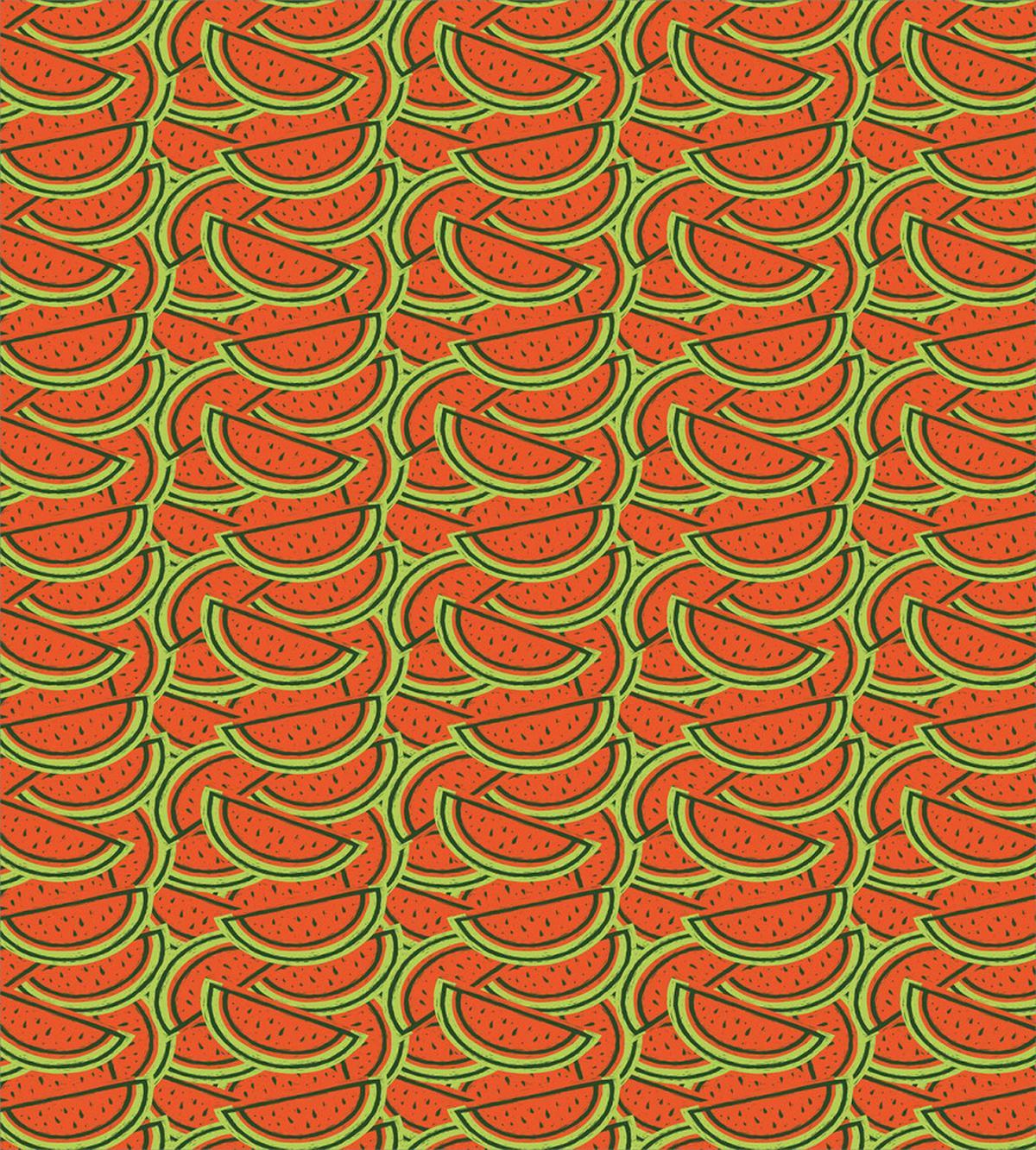 Doodle Watermelon Slice — Pattern