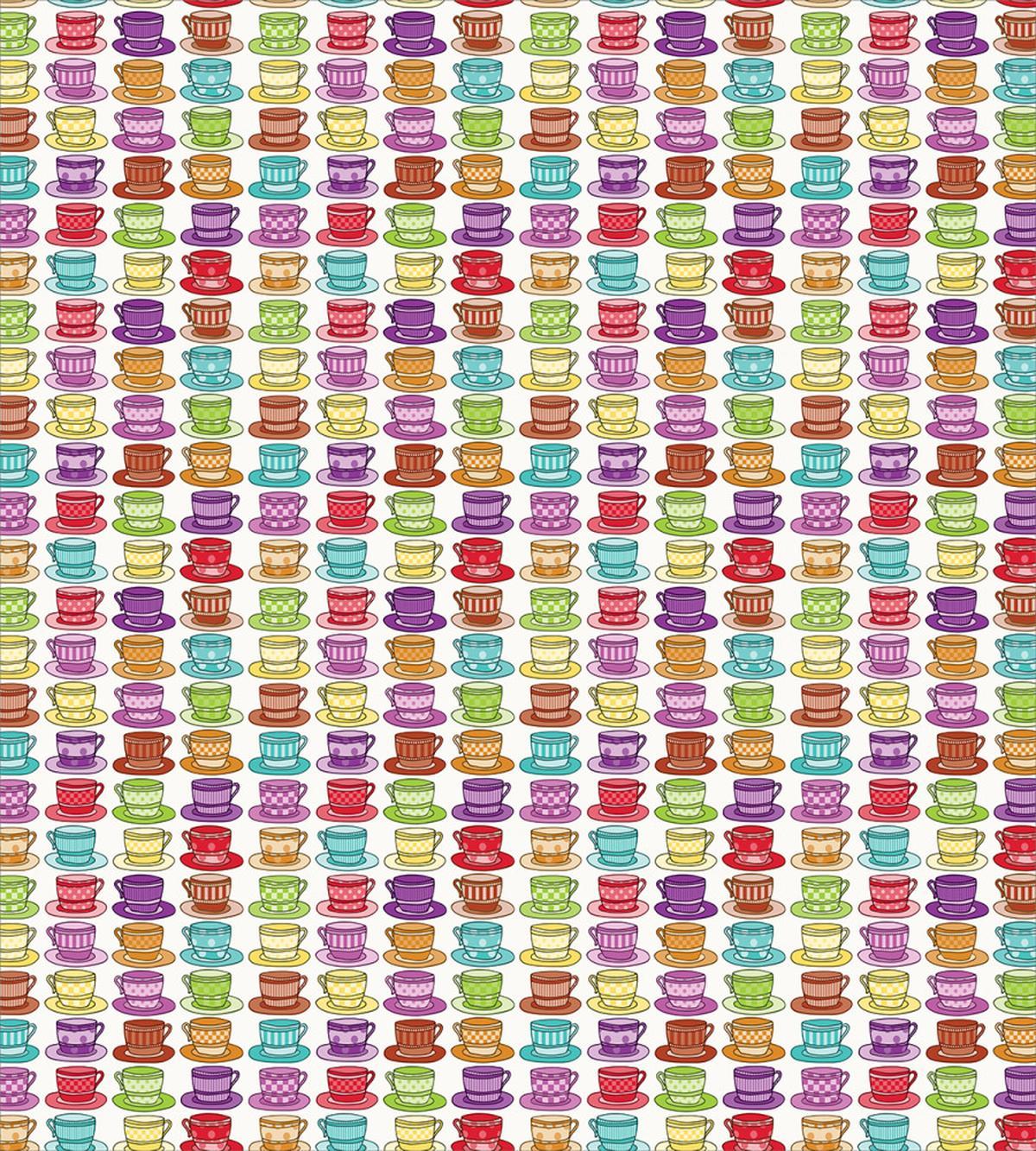 Colorful Cup Design — Pattern