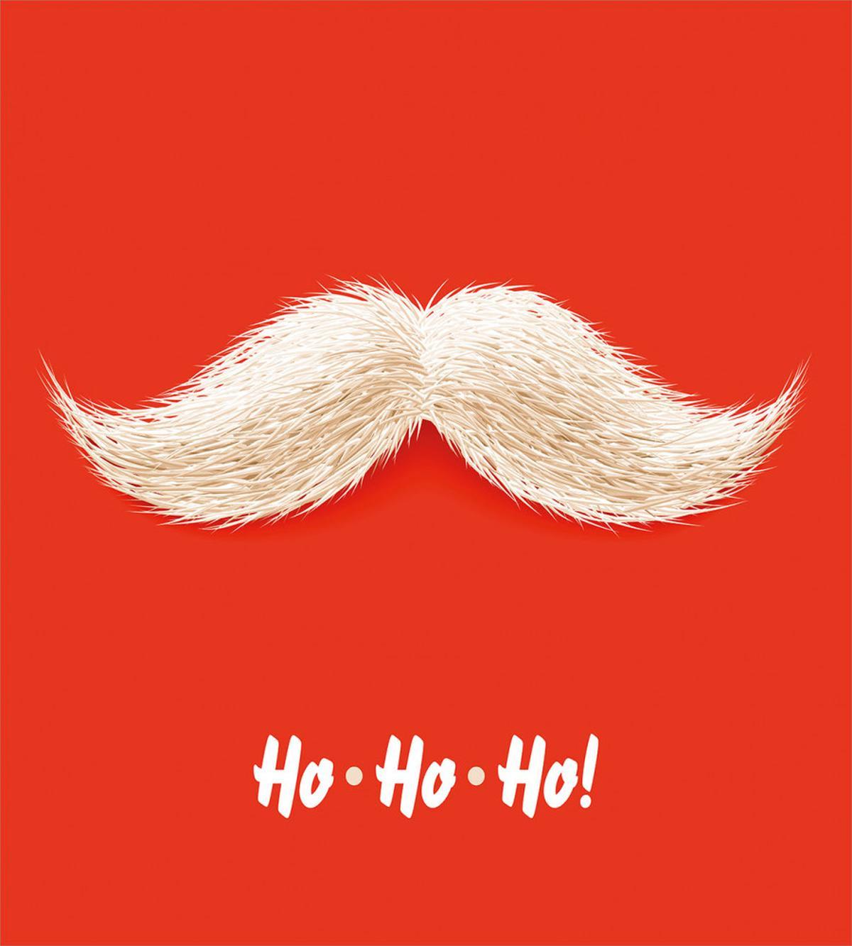 Vivid Santa Mustache — Pattern