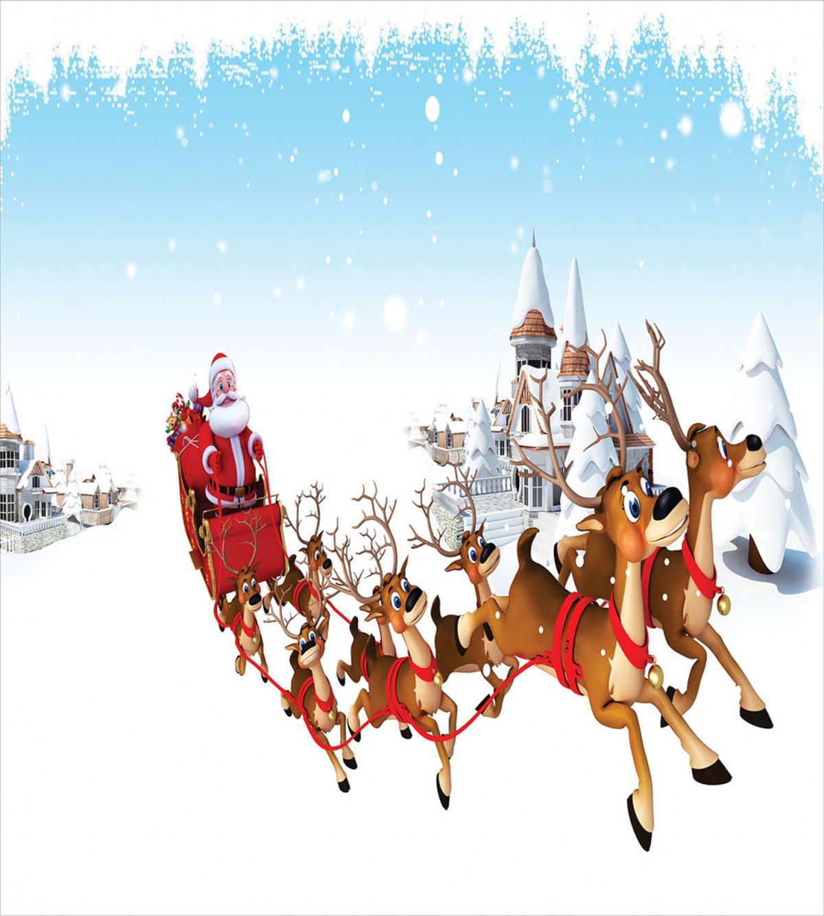 Christmas Ride on Sleigh — Pattern