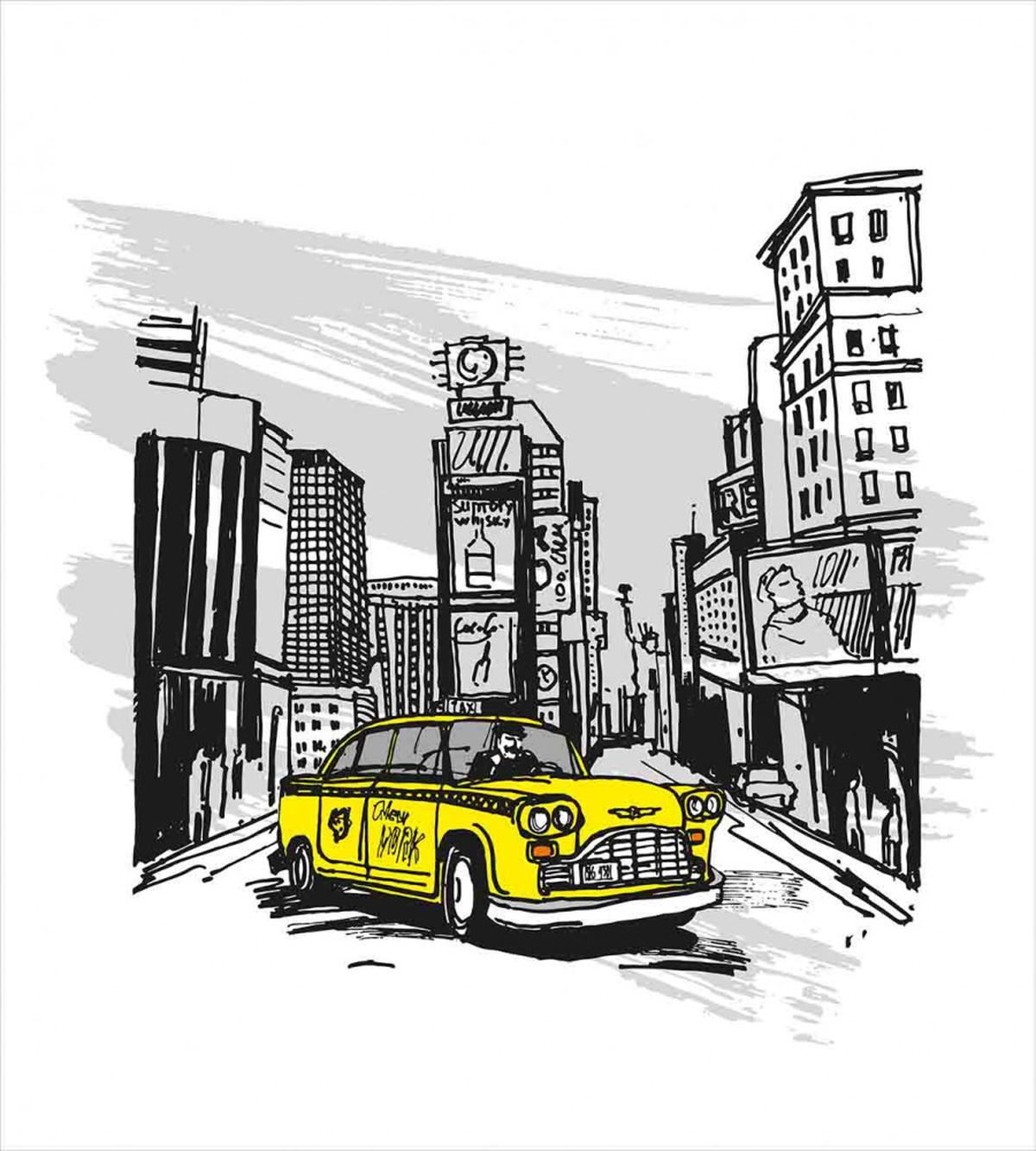 Cab in New York City — Pattern