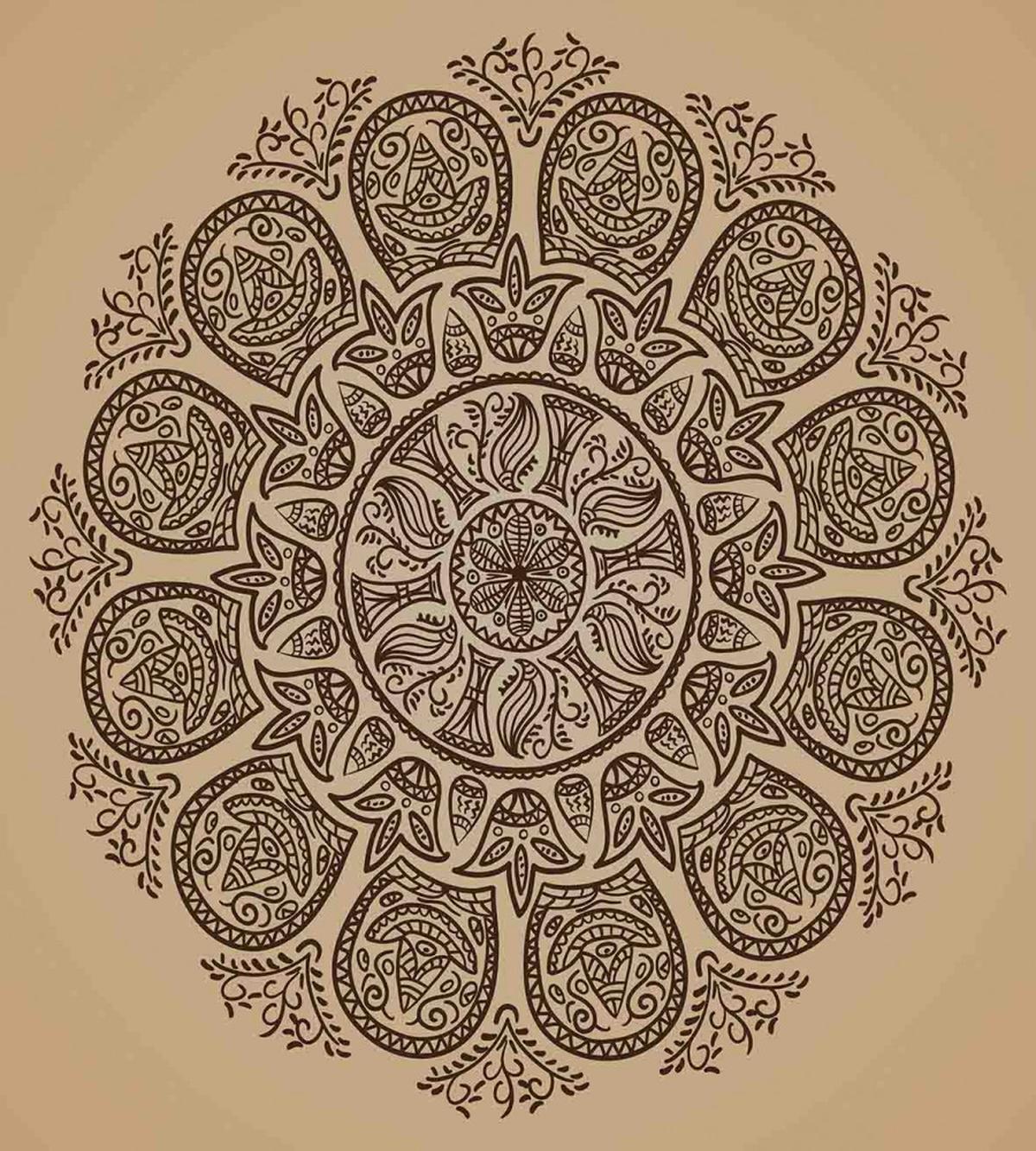 Flower Leaves Stems — Pattern