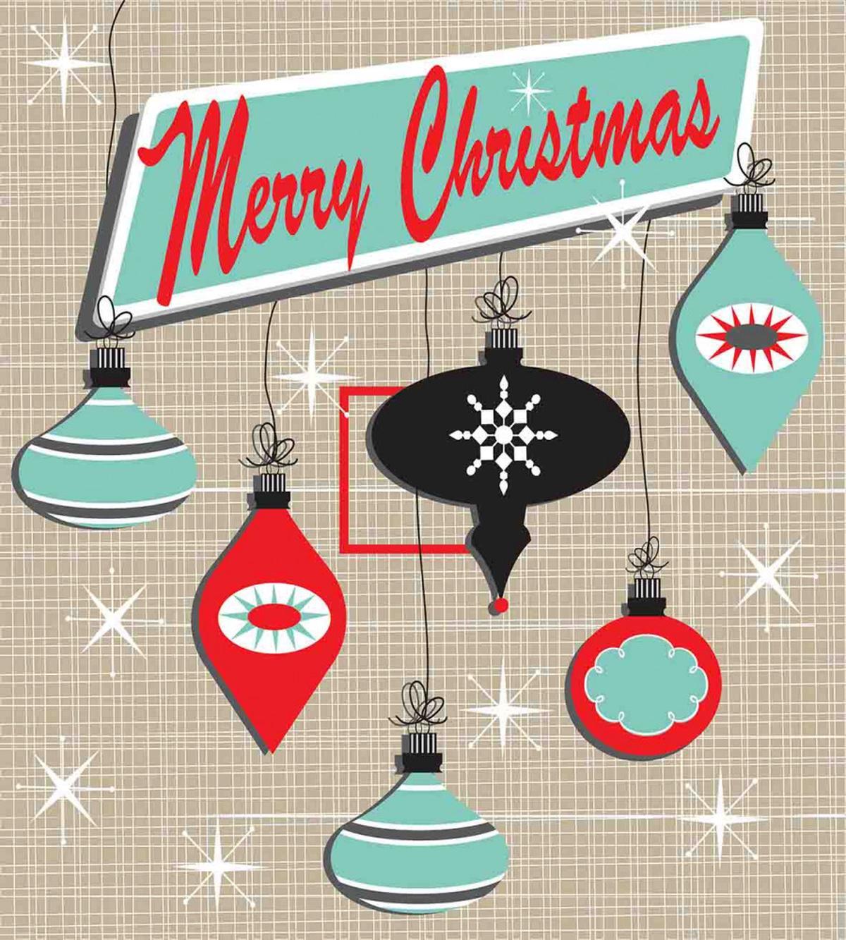 Retro Noel Slogan — Pattern
