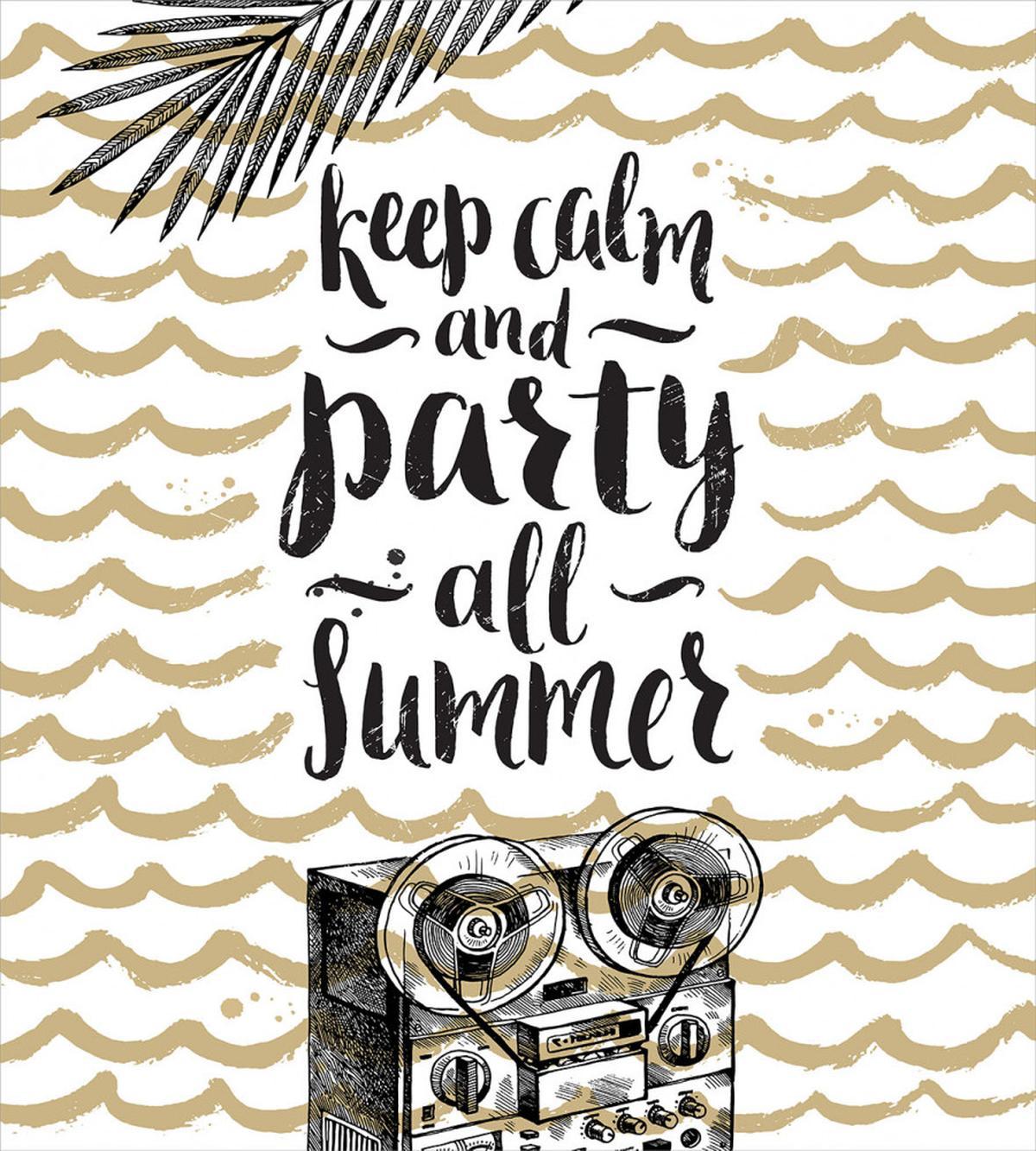 Party All Summer Sketch — Pattern