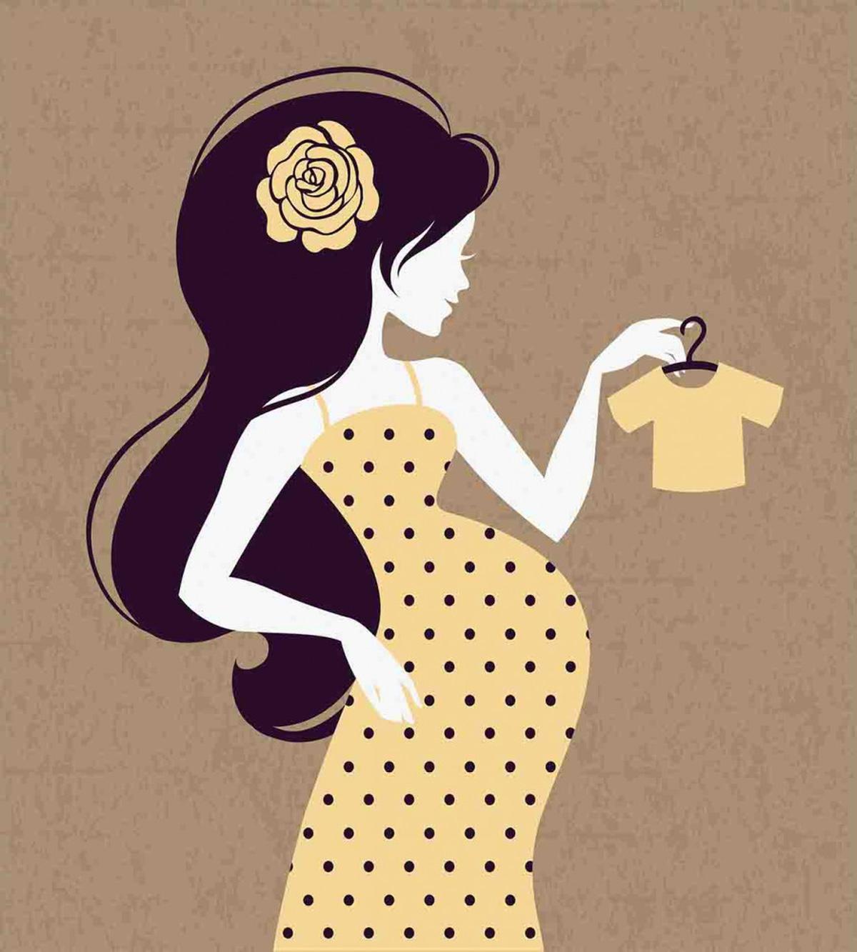 Pregnant Lady Mom — Pattern