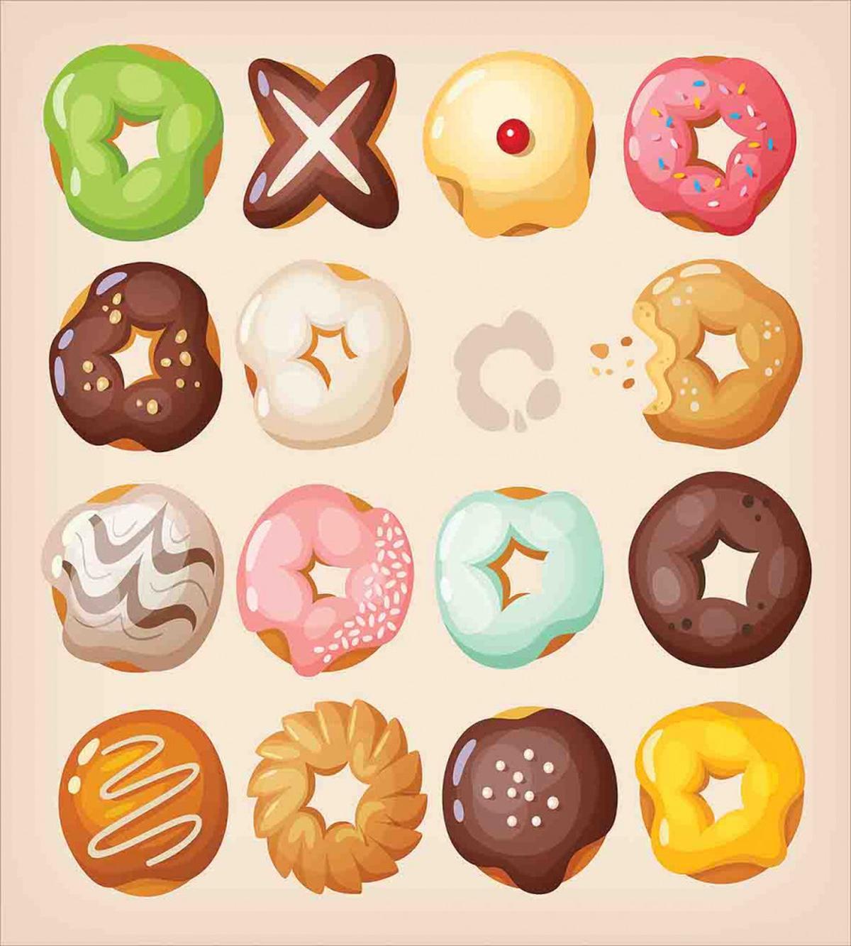 Delicious Glazed Pastries — Pattern