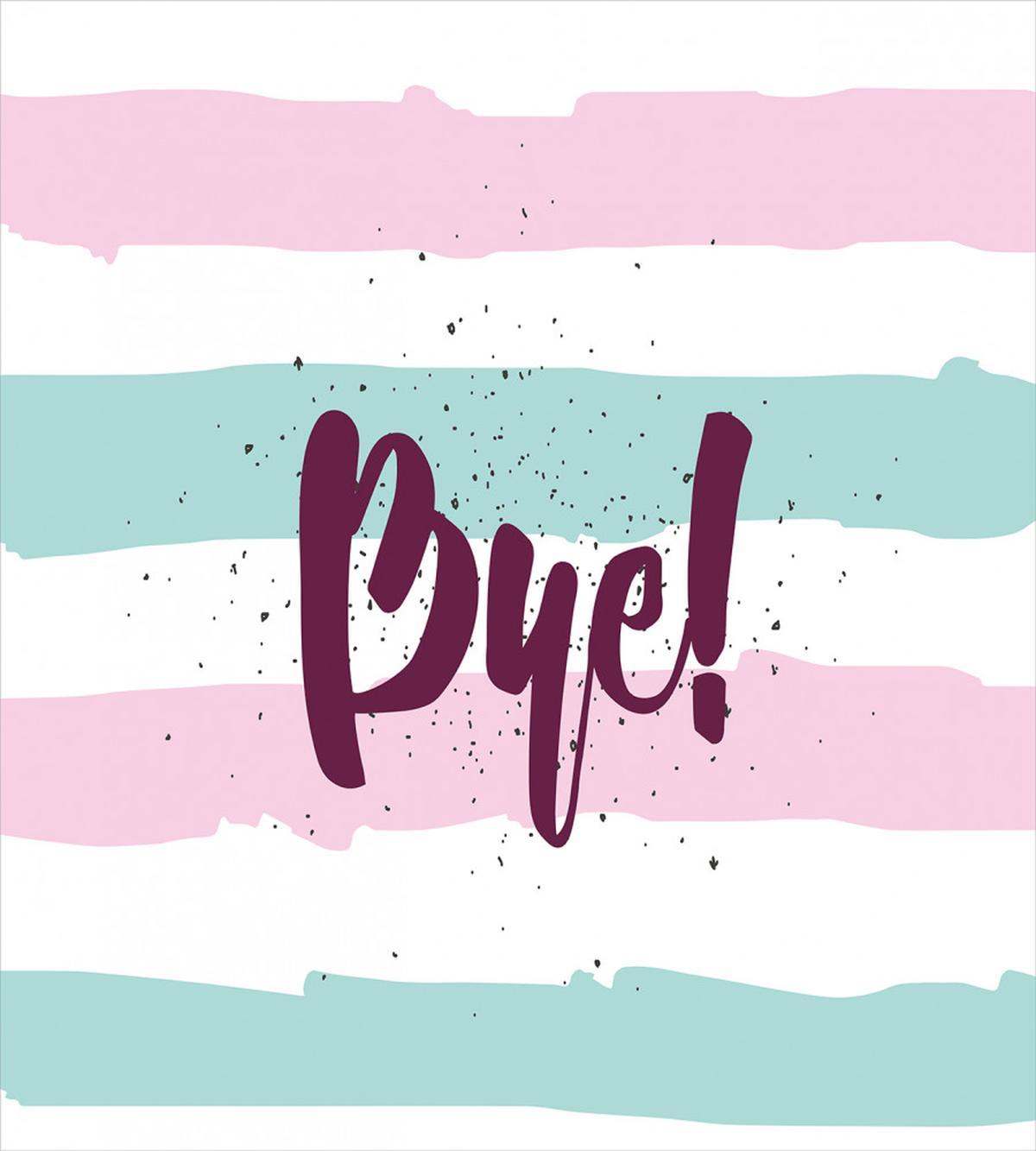 Bye Inscription — Pattern