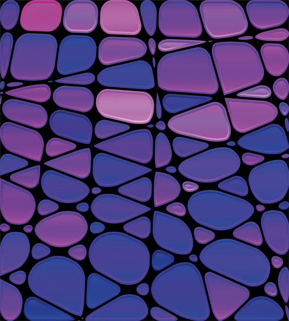 Stained Graphic Drops — Pattern