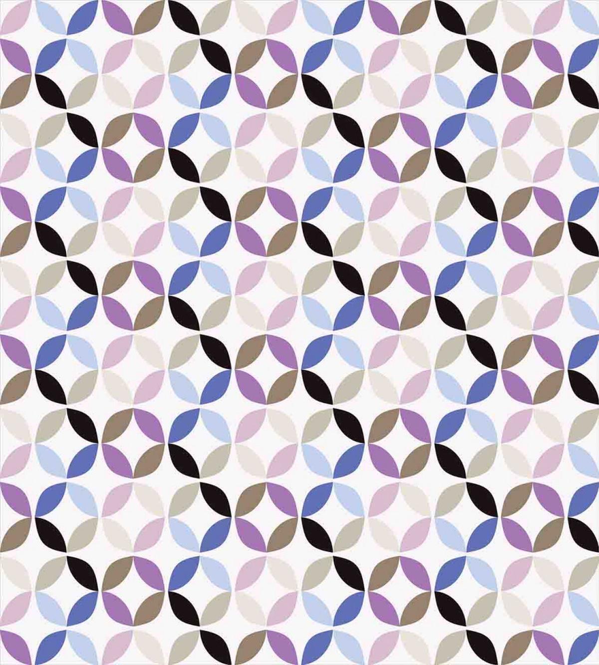 Retro Circles Leaf — Pattern
