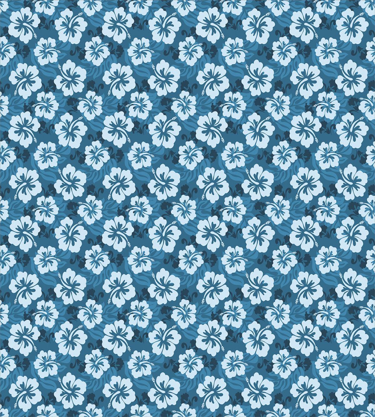Exotic Hawaiian Hibiscus — Pattern