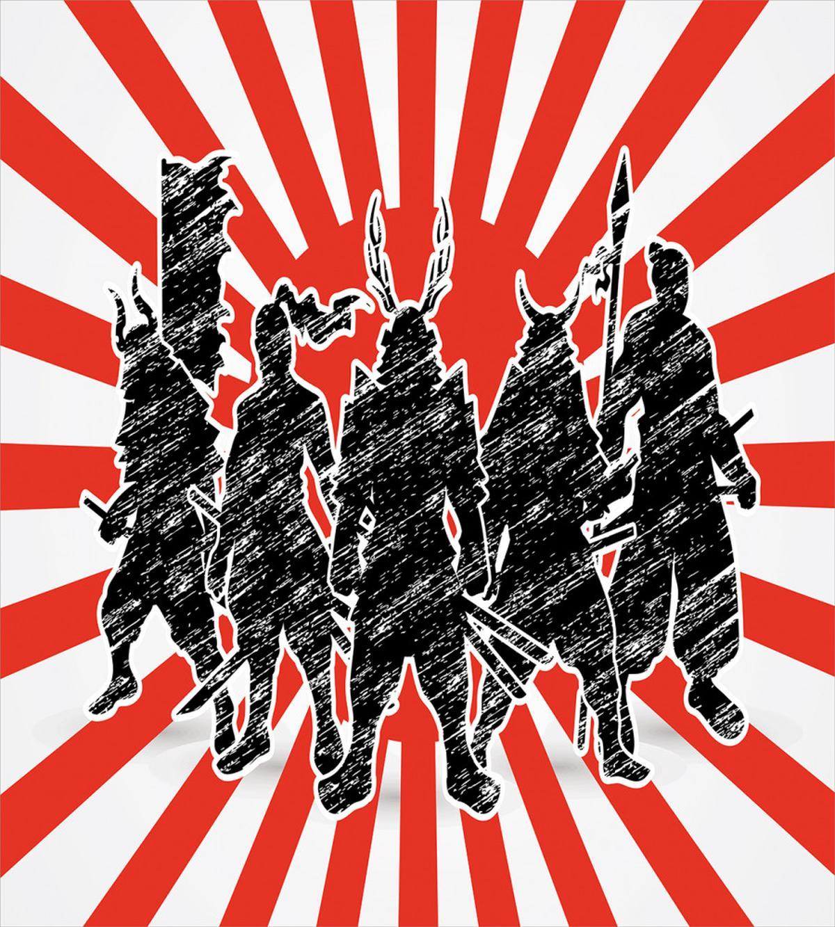 Samurai Ninja Retro — Pattern