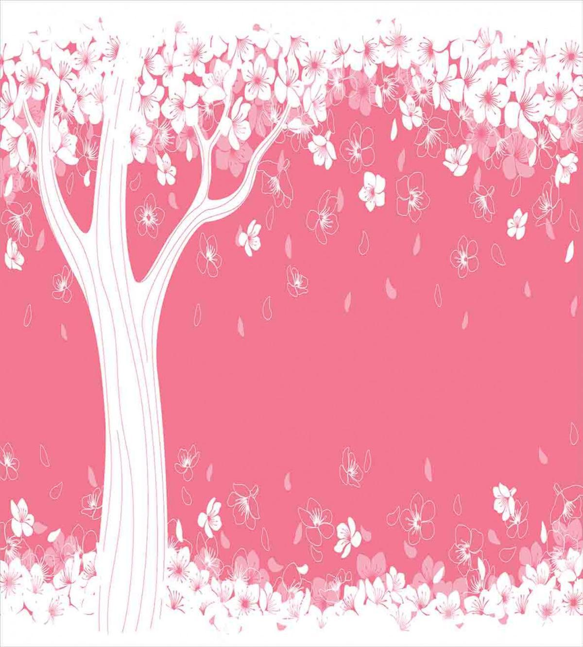 Tree Springtime Flowers — Pattern