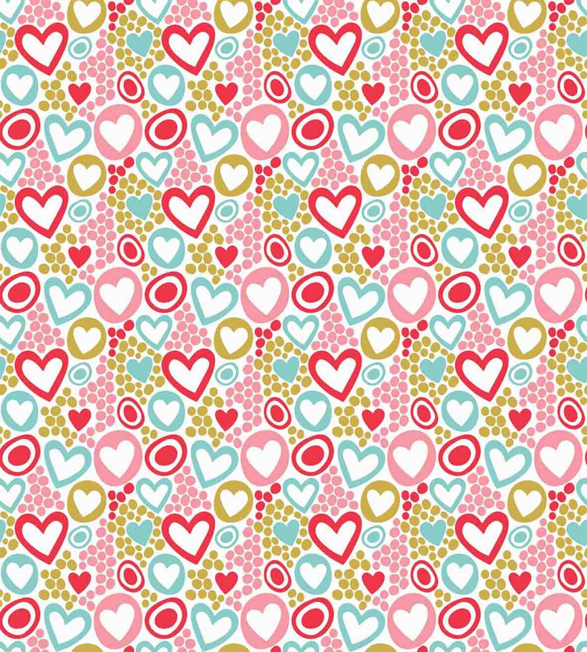 Vivid Dot and Hearts — Pattern