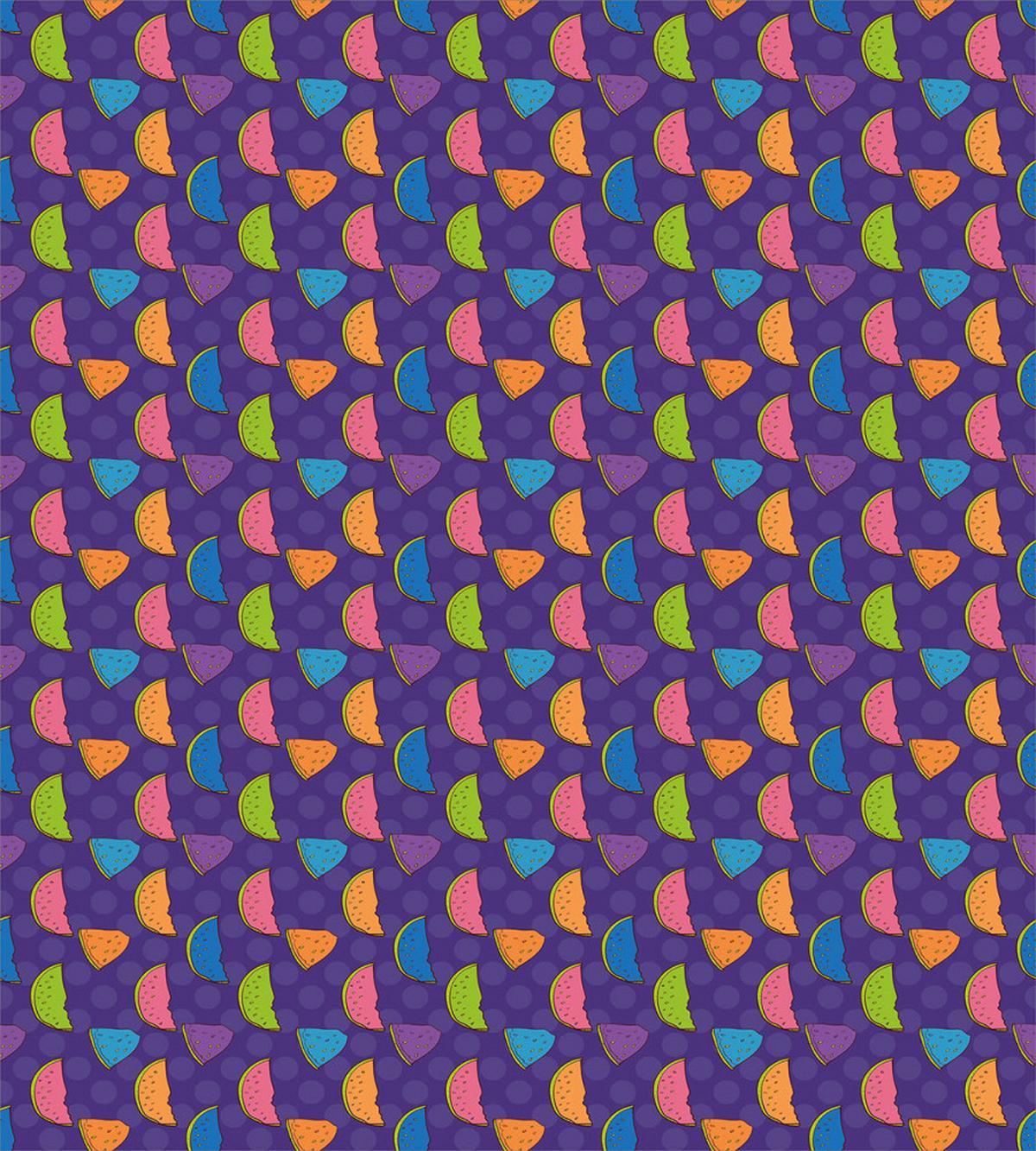 Vibrant Slices on Rounds — Pattern
