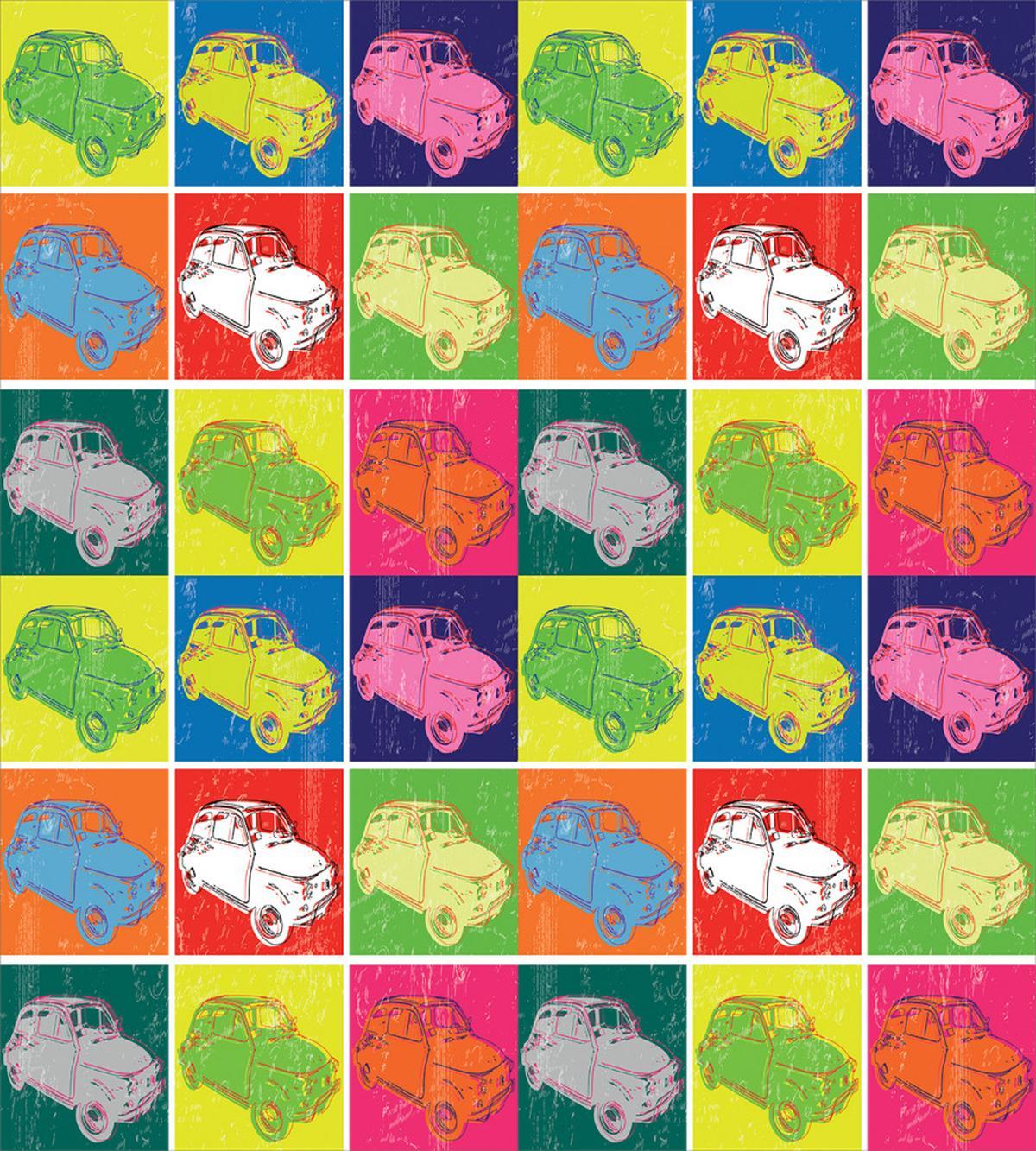 Pop Art Style Italian Cars — Pattern